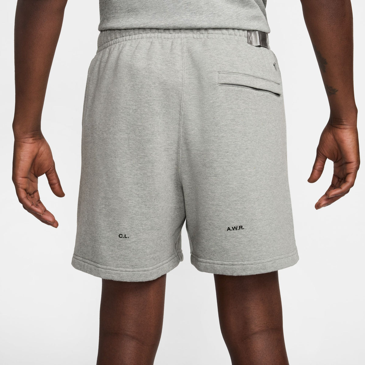 Men&#39;s Nike x Nocta Cardinal Fleece Shorts - DK GREY HEATHER/MATTE SILVER/BLACK