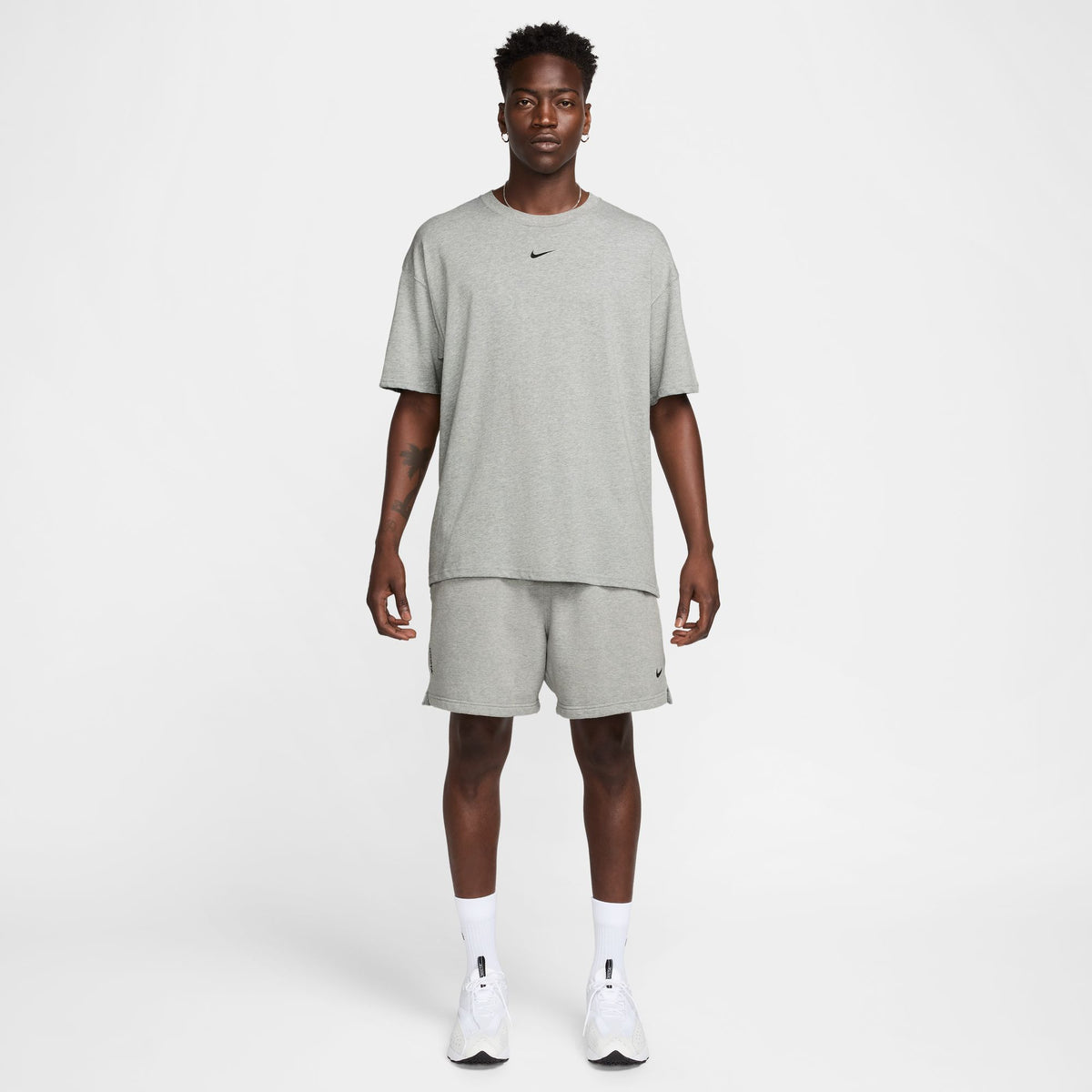 Men&#39;s Nike x Nocta Cardinal Fleece Shorts - DK GREY HEATHER/MATTE SILVER/BLACK