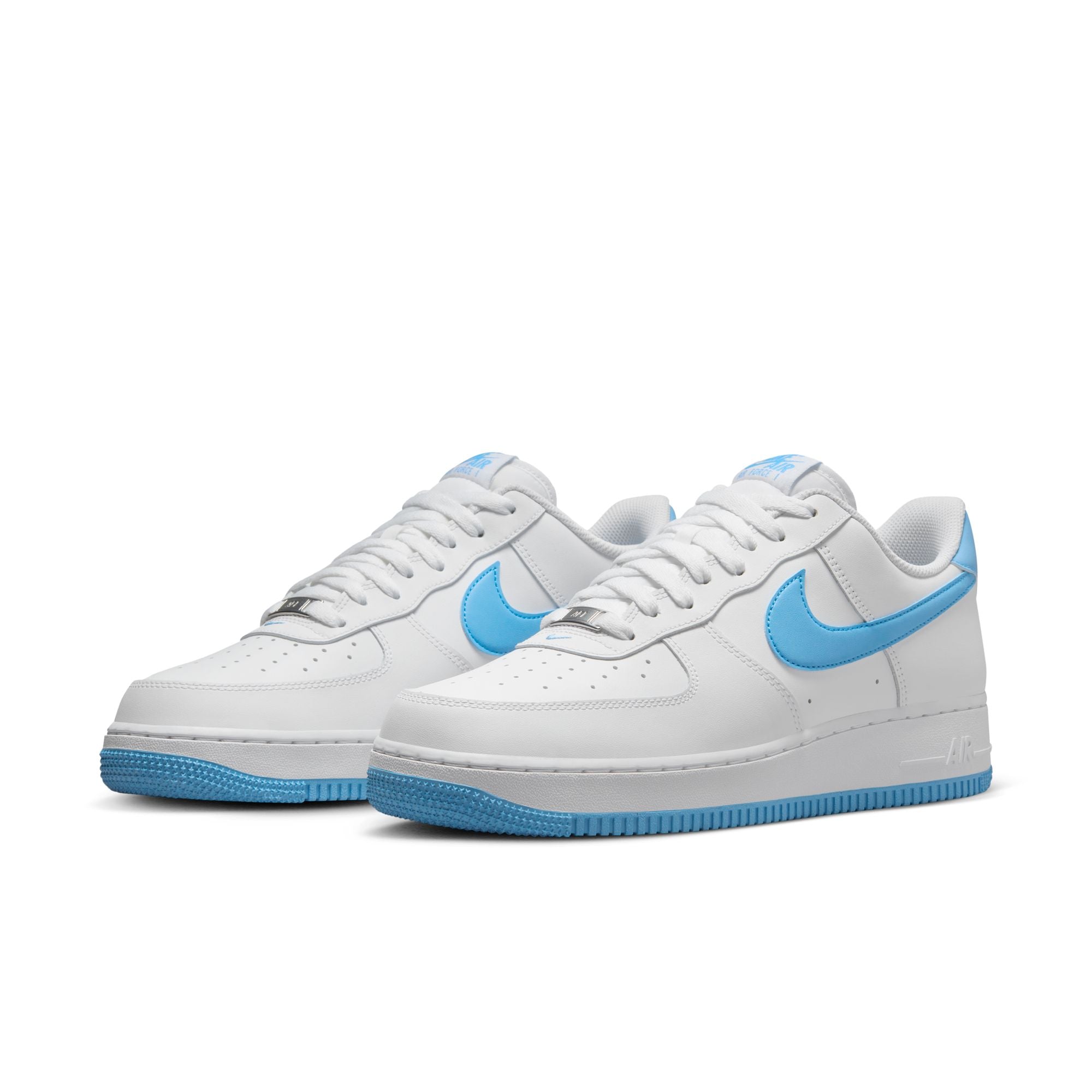 スニーカー Nike Air Force 1 Low 82 Double Swoosh Medium Blue Nike Air Force 1 Low 82 Double Swoosh Medium Blue | Hype