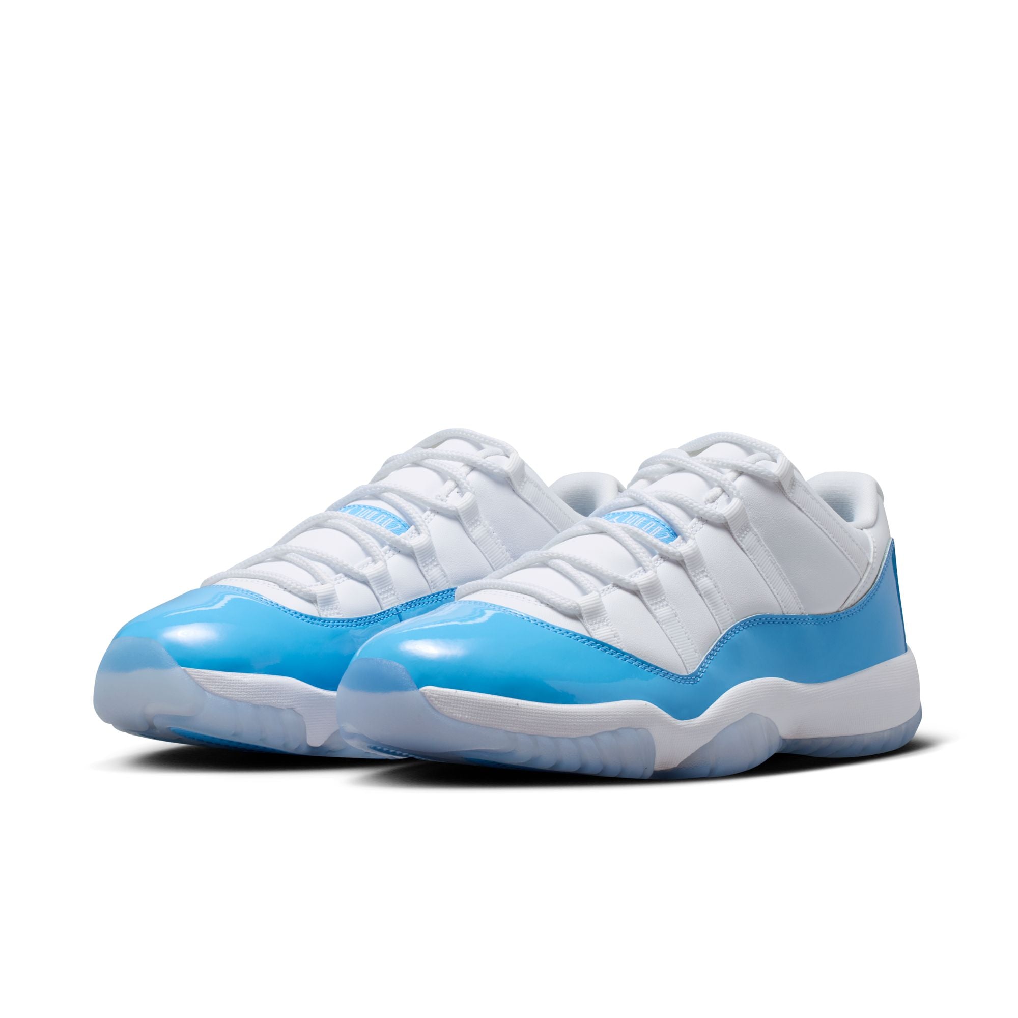 Men's Air Jordan 11 Retro Low - WHITE/UNIVERSITY BLUE-BLACK