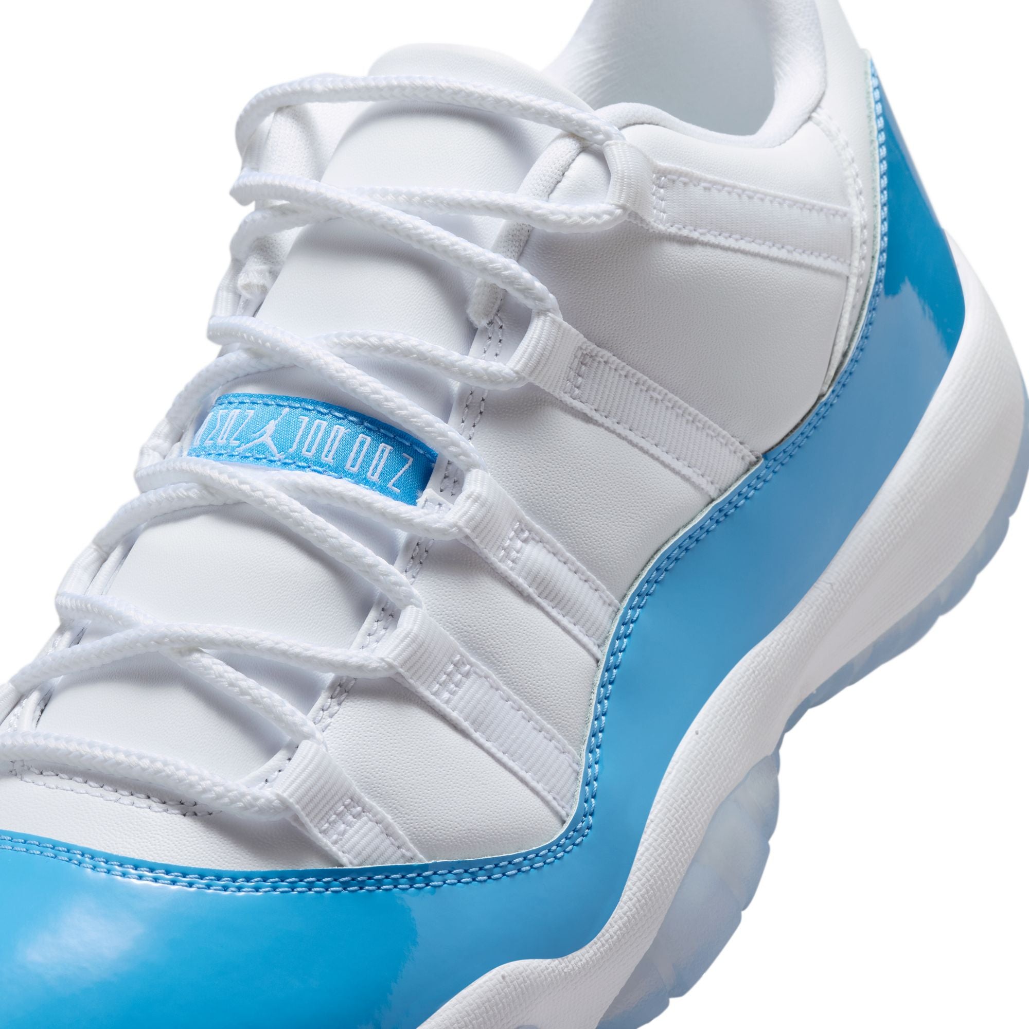 Men's Air Jordan 11 Retro Low - WHITE/UNIVERSITY BLUE-BLACK