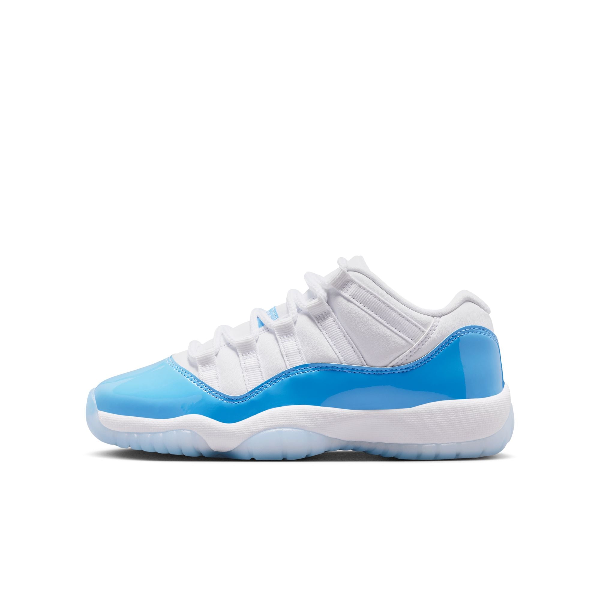 Air Jordan 11 Retro Low GS - WHITE/UNIVERSITY BLUE-BLACK