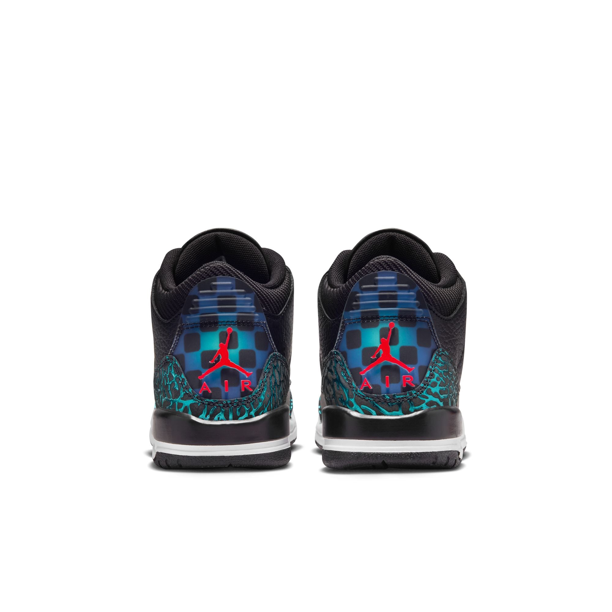 Air Jordan 3 Retro GS - BLACK/HYPER JADE