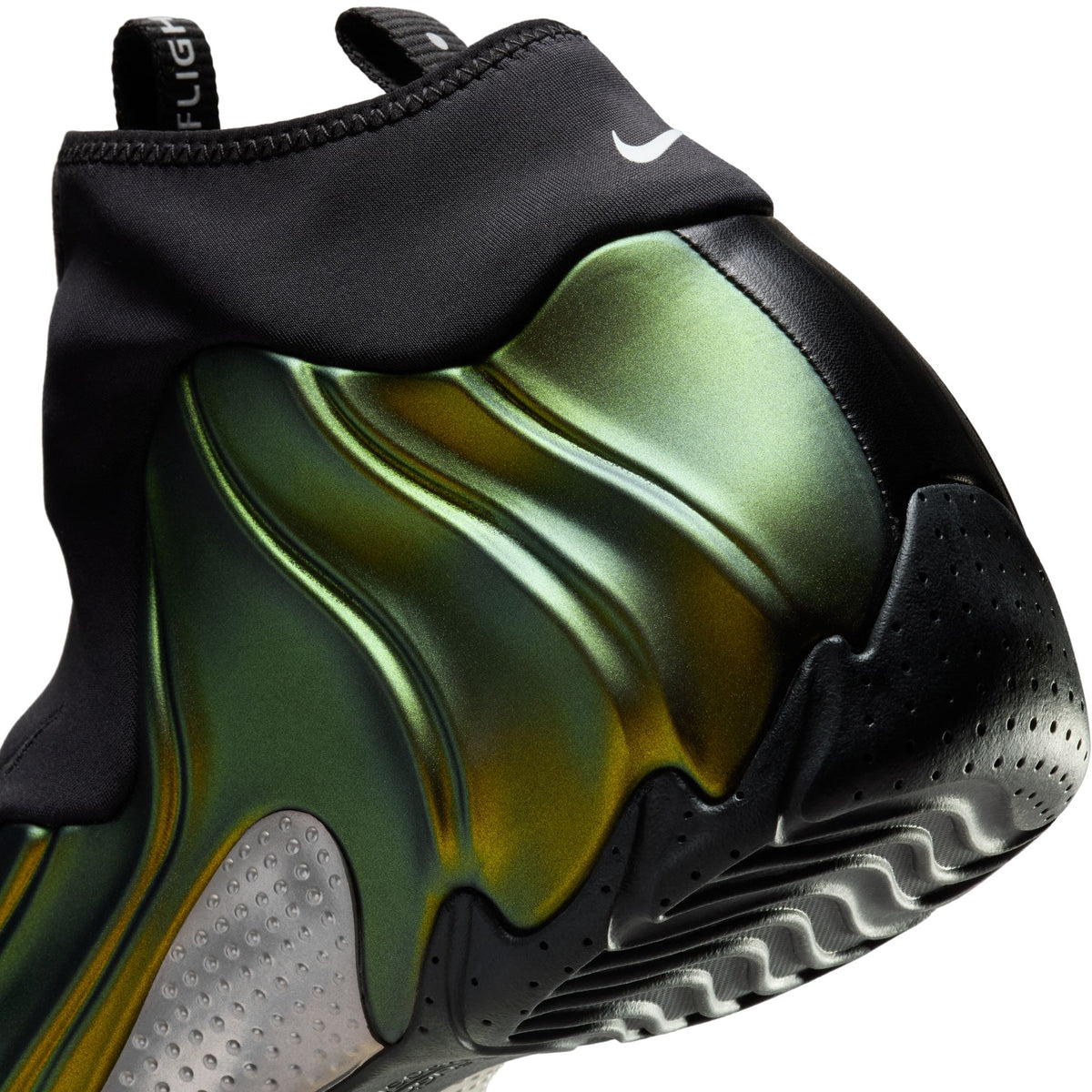 Men&#39;s Nike Air Flightposite QS - METALLIC GOLD/BLACK-METALLIC SILVER