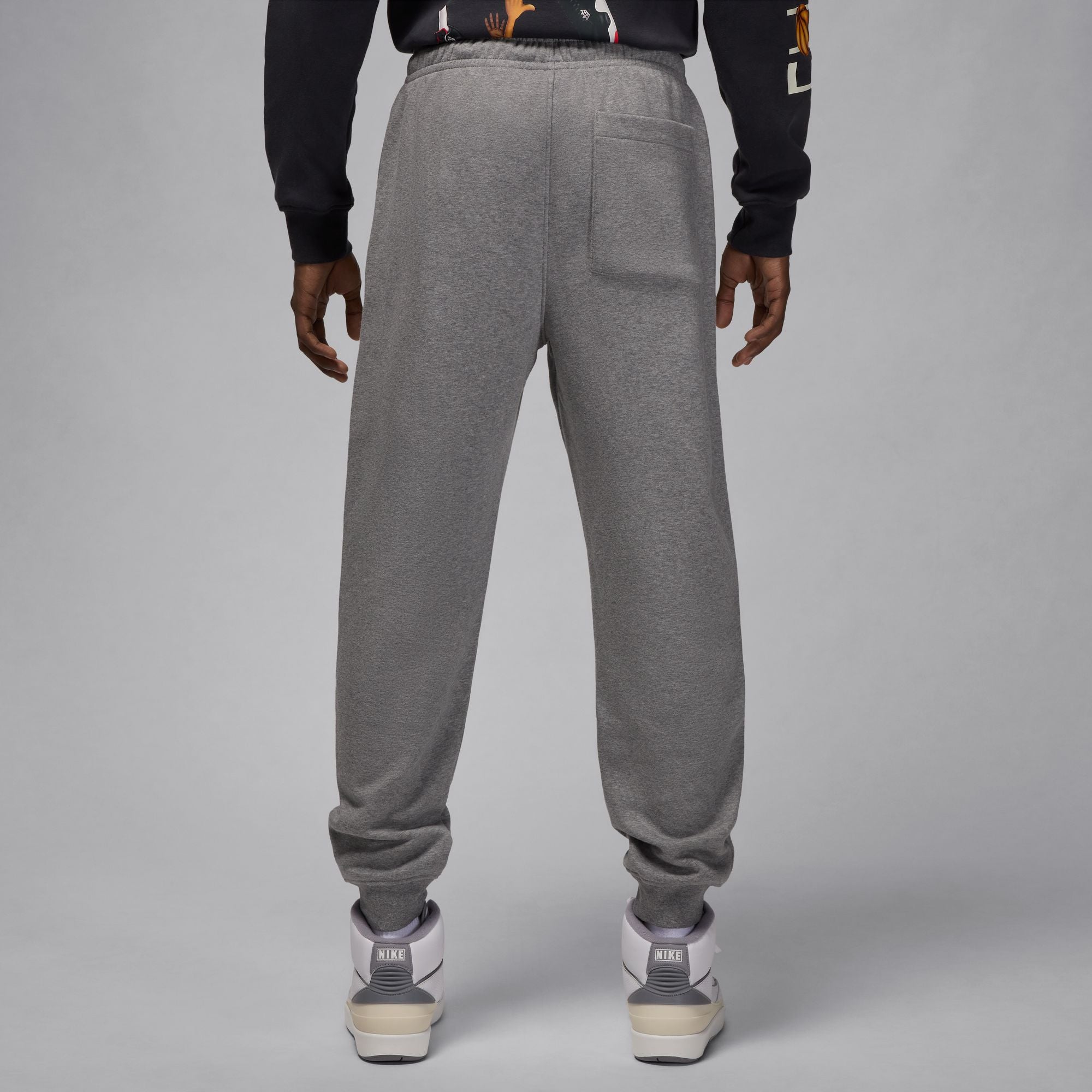 Men's Jordan Brooklyn Fleece
Pant - CARBON HEATHER/WHITE
