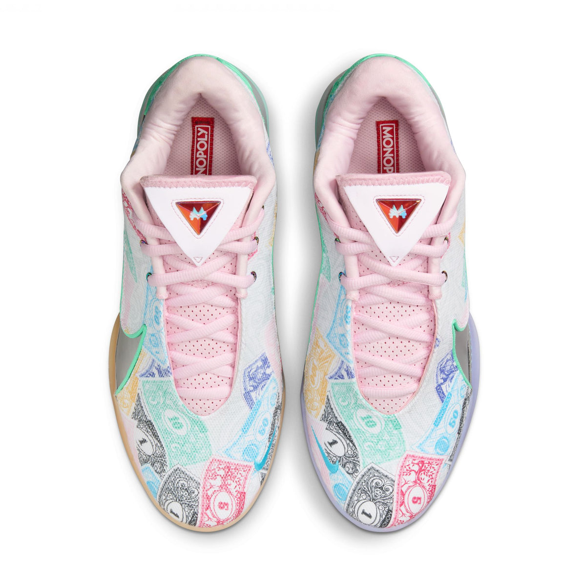 Men&#39;s LeBron XXII &quot;Currency&quot; - WHITE/BALTIC BLUE-GREEN GLOW-PINK FOAM