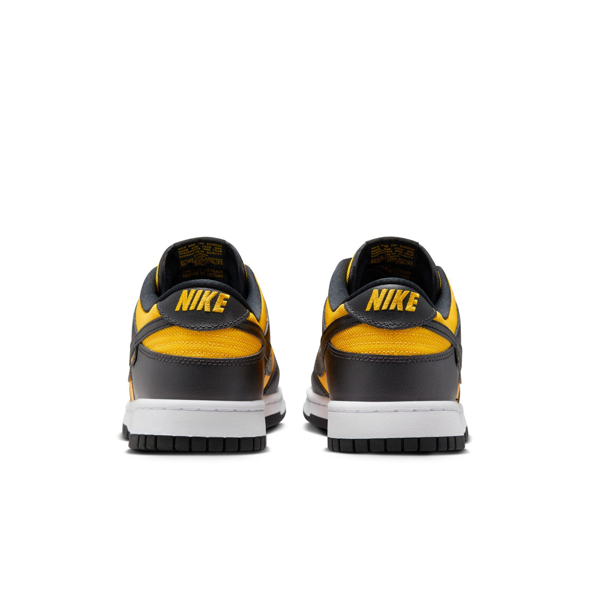 Men&#39;s Nike Dunk Low- BLACK/UNIVERSITY GOLD-WHITE