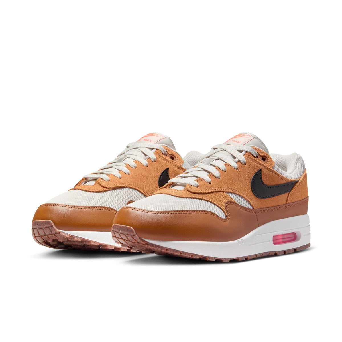 Men&#39;s Nike Air Max 1 Essential - LIGHT BONE/BLACK-FLAX-BRITISH TAN