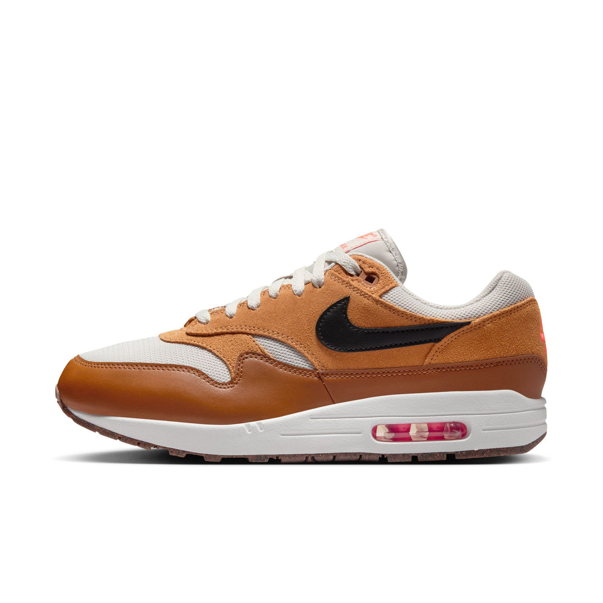 Men&#39;s Nike Air Max 1 Essential - LIGHT BONE/BLACK-FLAX-BRITISH TAN