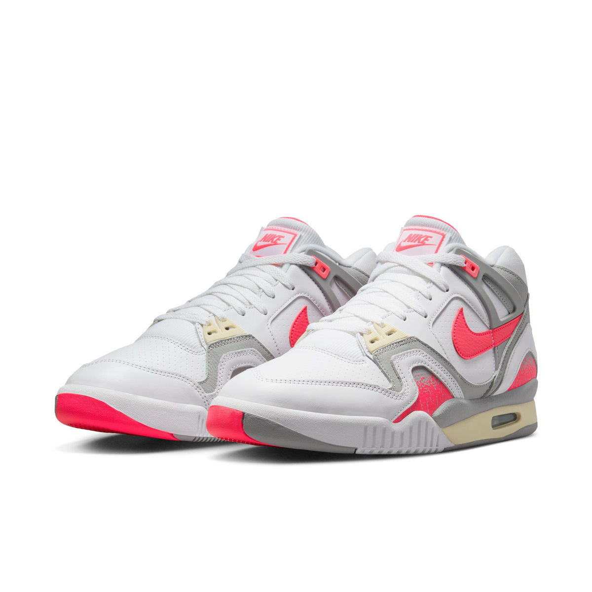 Men&#39;s Nike Air Tech Challenge 2 - WHITE/RACER PINK-LT SMOKE GREY