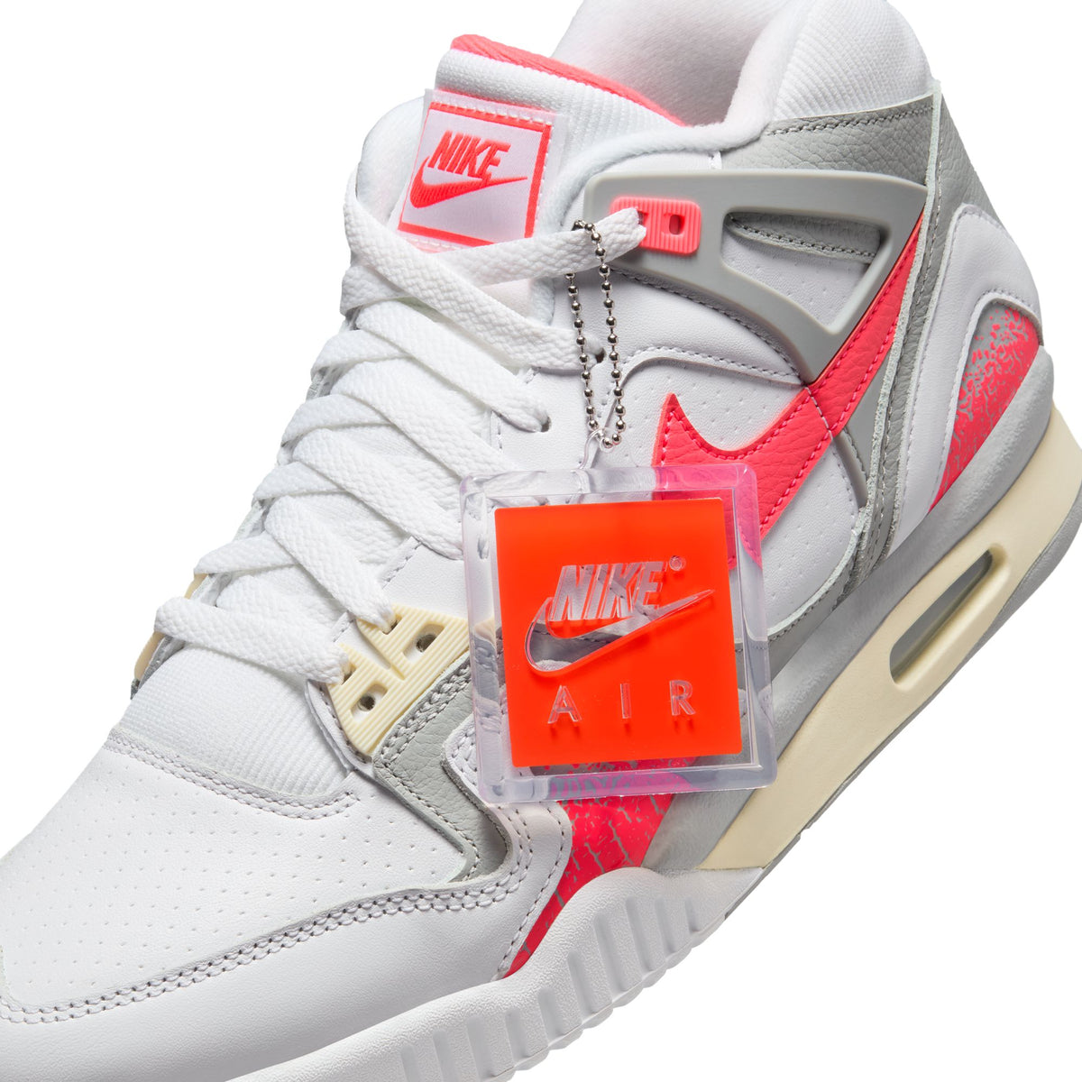 Men&#39;s Nike Air Tech Challenge 2 - WHITE/RACER PINK-LT SMOKE GREY