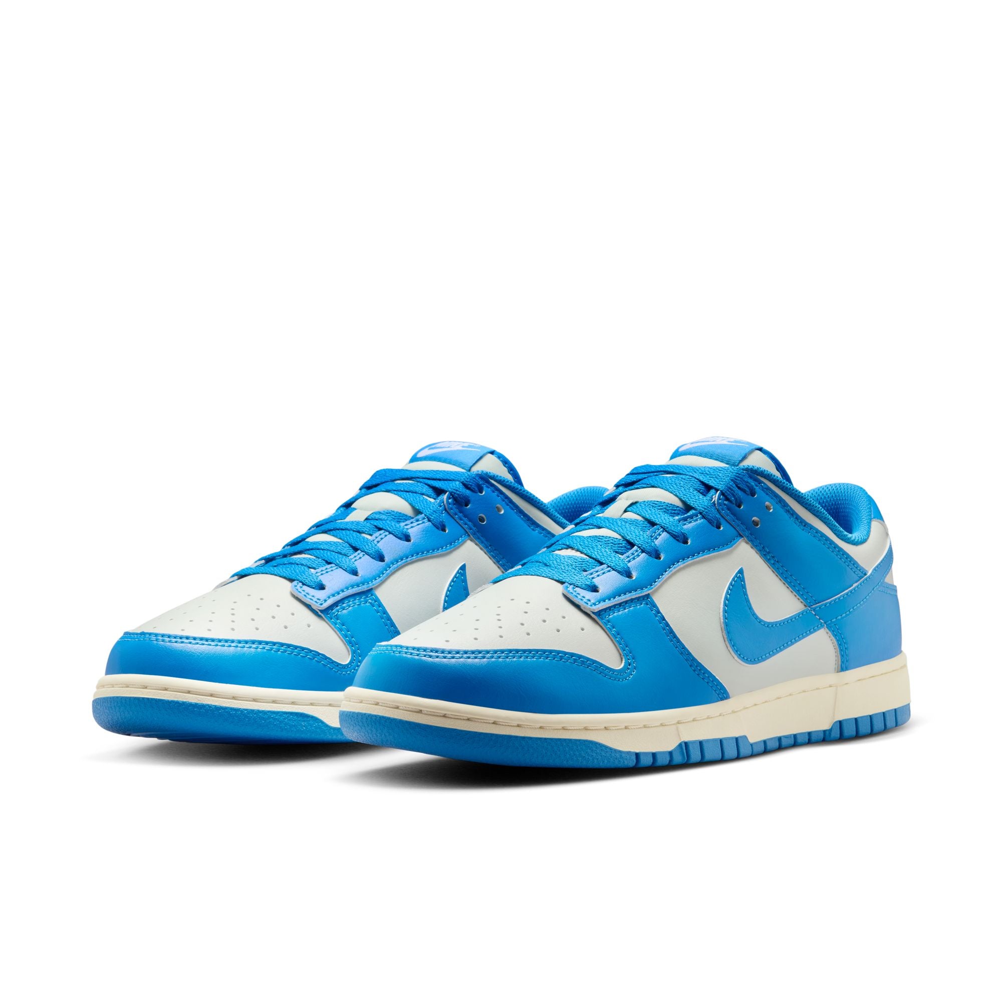 Men's Nike Dunk Low Retro - LIGHT SILVER/LT PHOTO BLUE-SAIL