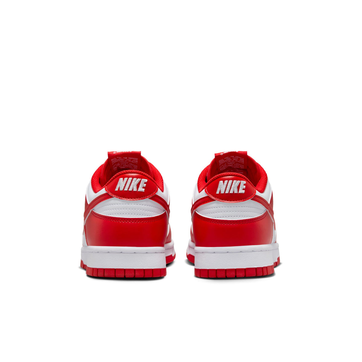 Men&#39;s Nike Dunk Low Retro- WHITE/UNIVERSITY RED-WHITE