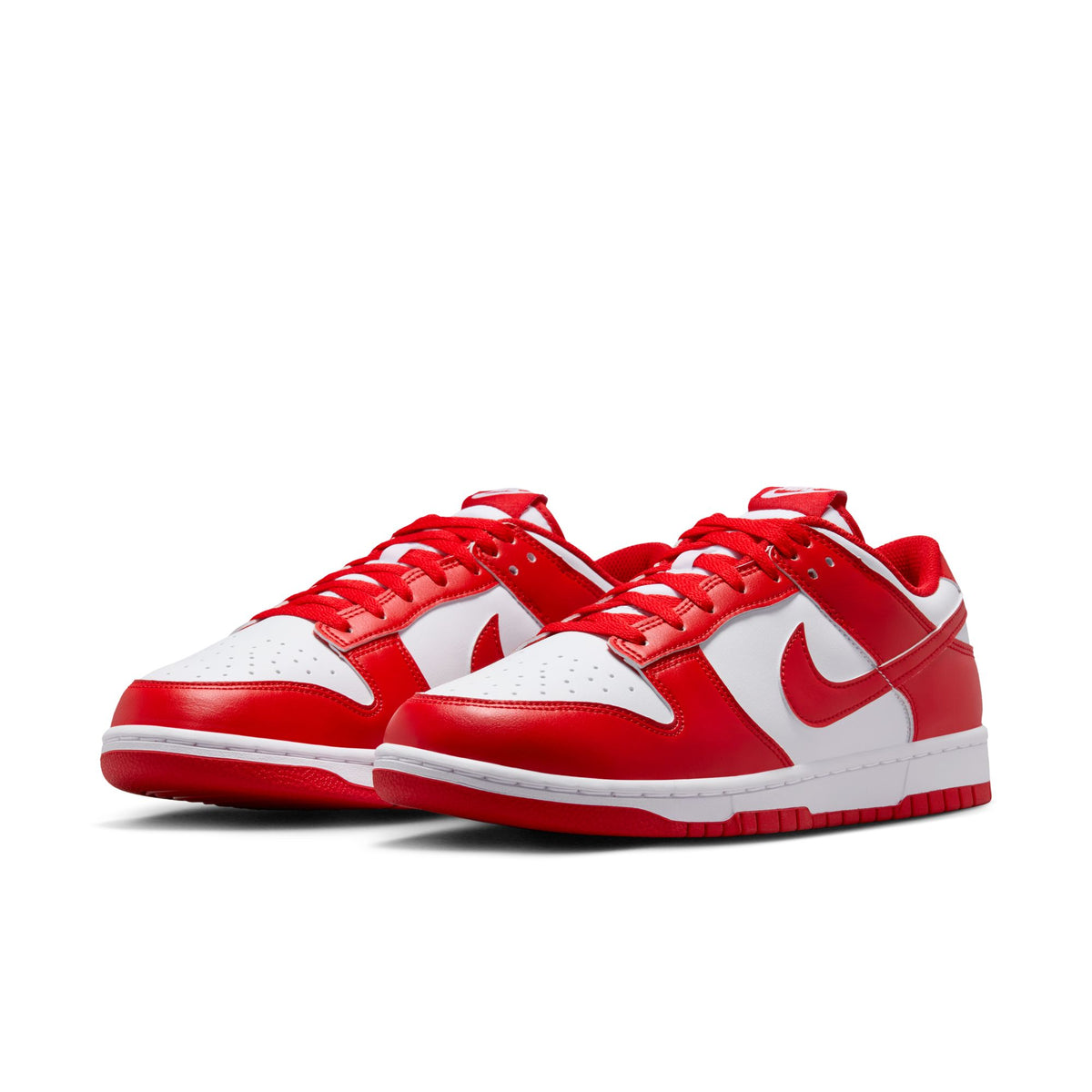 Men&#39;s Nike Dunk Low Retro- WHITE/UNIVERSITY RED-WHITE