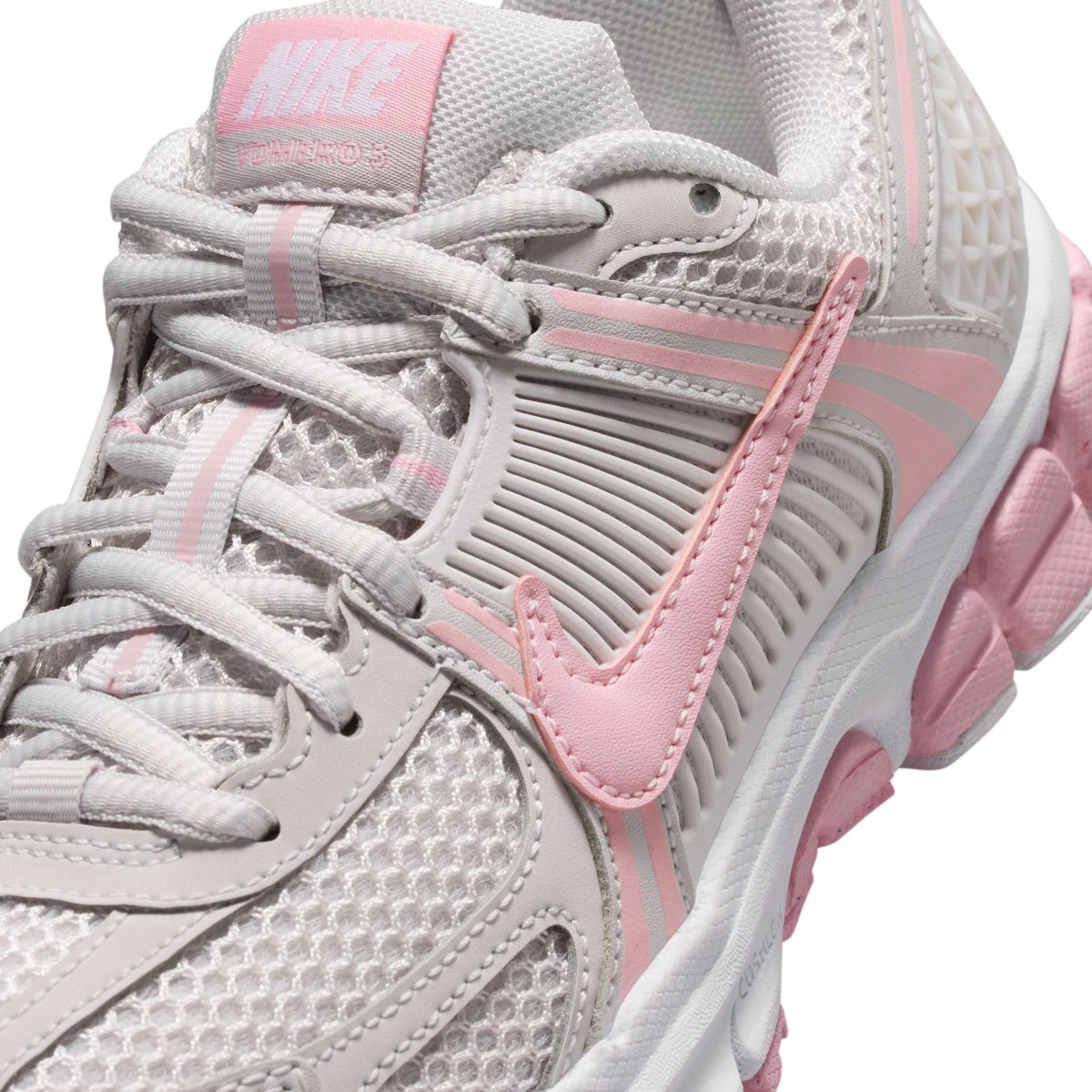 Nike Vomero 5 GS - VAST GREY/MED SOFT PINK-WHITE-WHITE