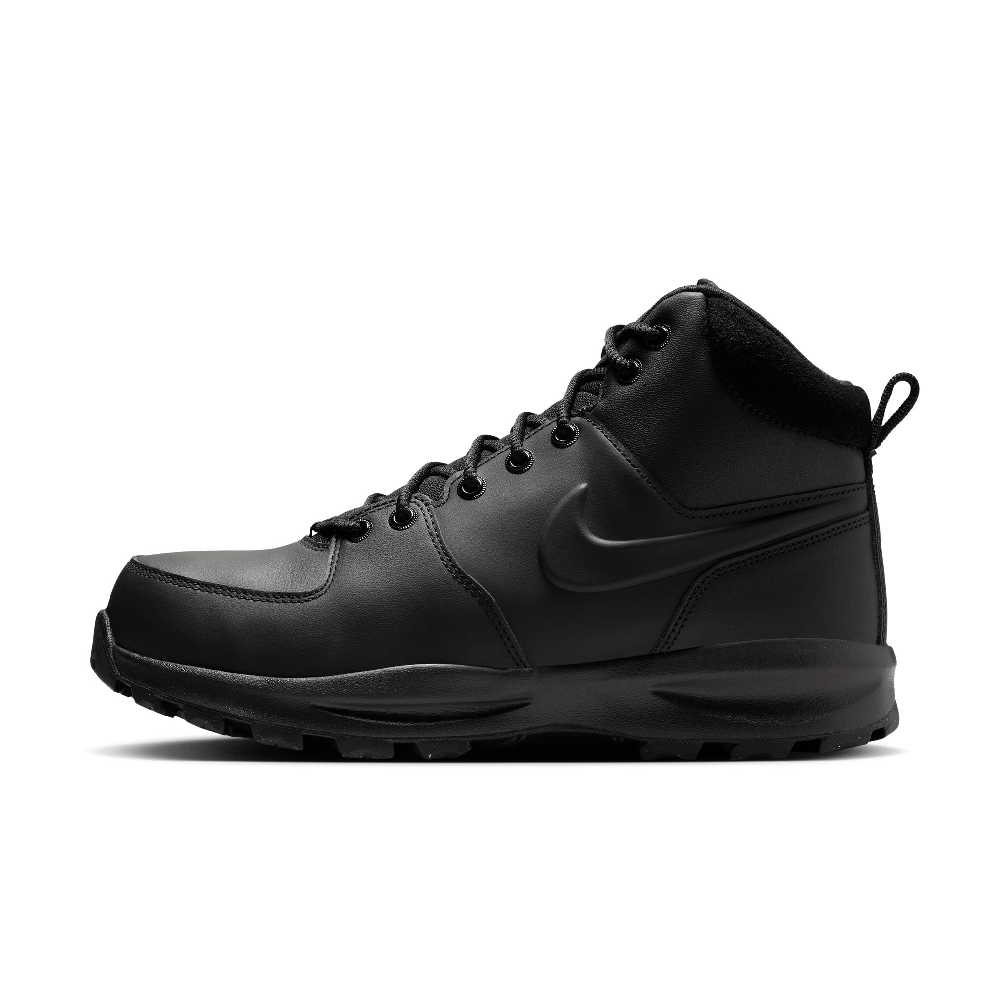 Men's Nike Manoa Leather - BLACK/BLACK-BLACK
