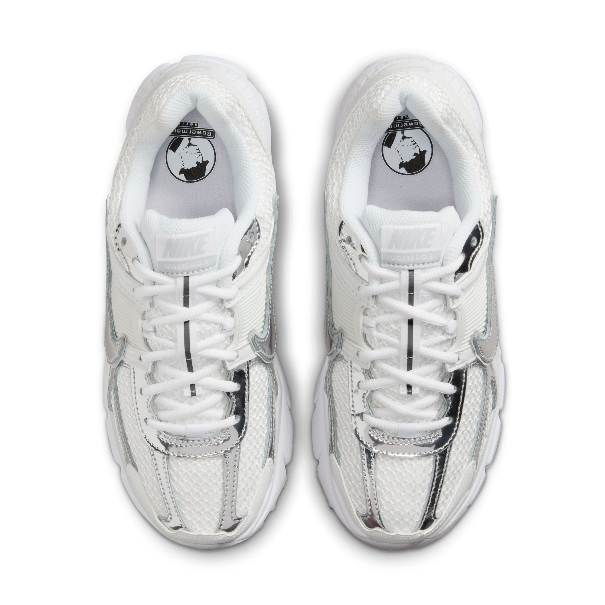 Women's Nike Zoom Vomero 5 - WHITE/METALLIC SILVER-SUMMIT WHITE