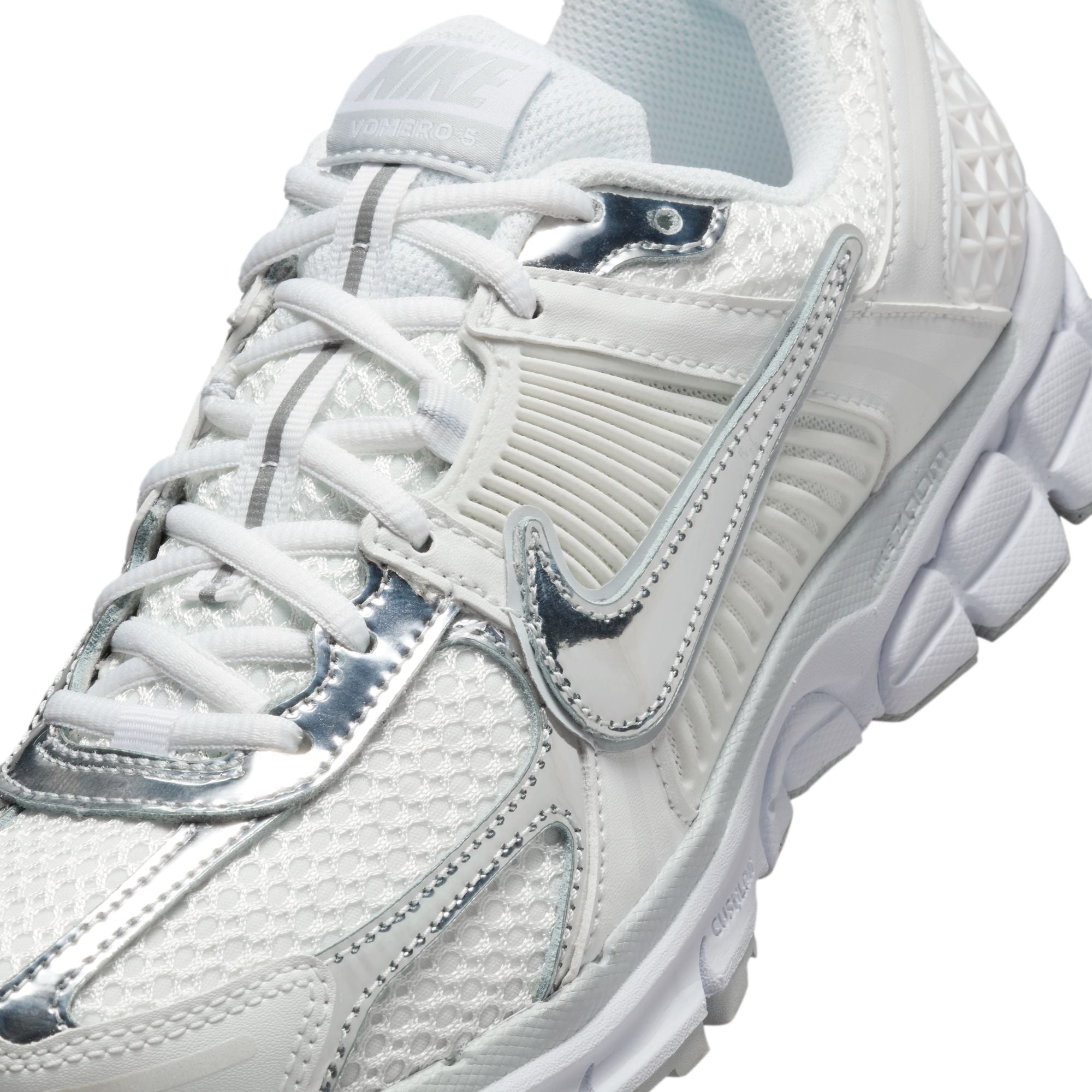 Women's Nike Zoom Vomero 5 - WHITE/METALLIC SILVER-SUMMIT WHITE