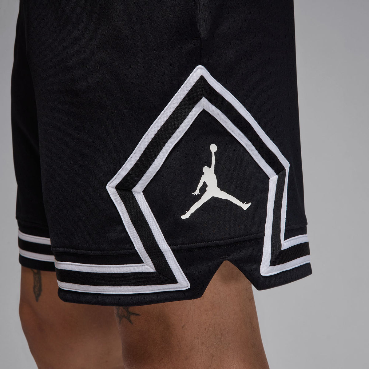 Men&#39;s Jordan Dri-FIT Mesh Diamond Shorts - BLACK/WHITE/WHITE
