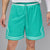 Men's Jordan Dri-FIT Mesh Diamond Shorts - WASHED TEAL/WHITE/WHITE