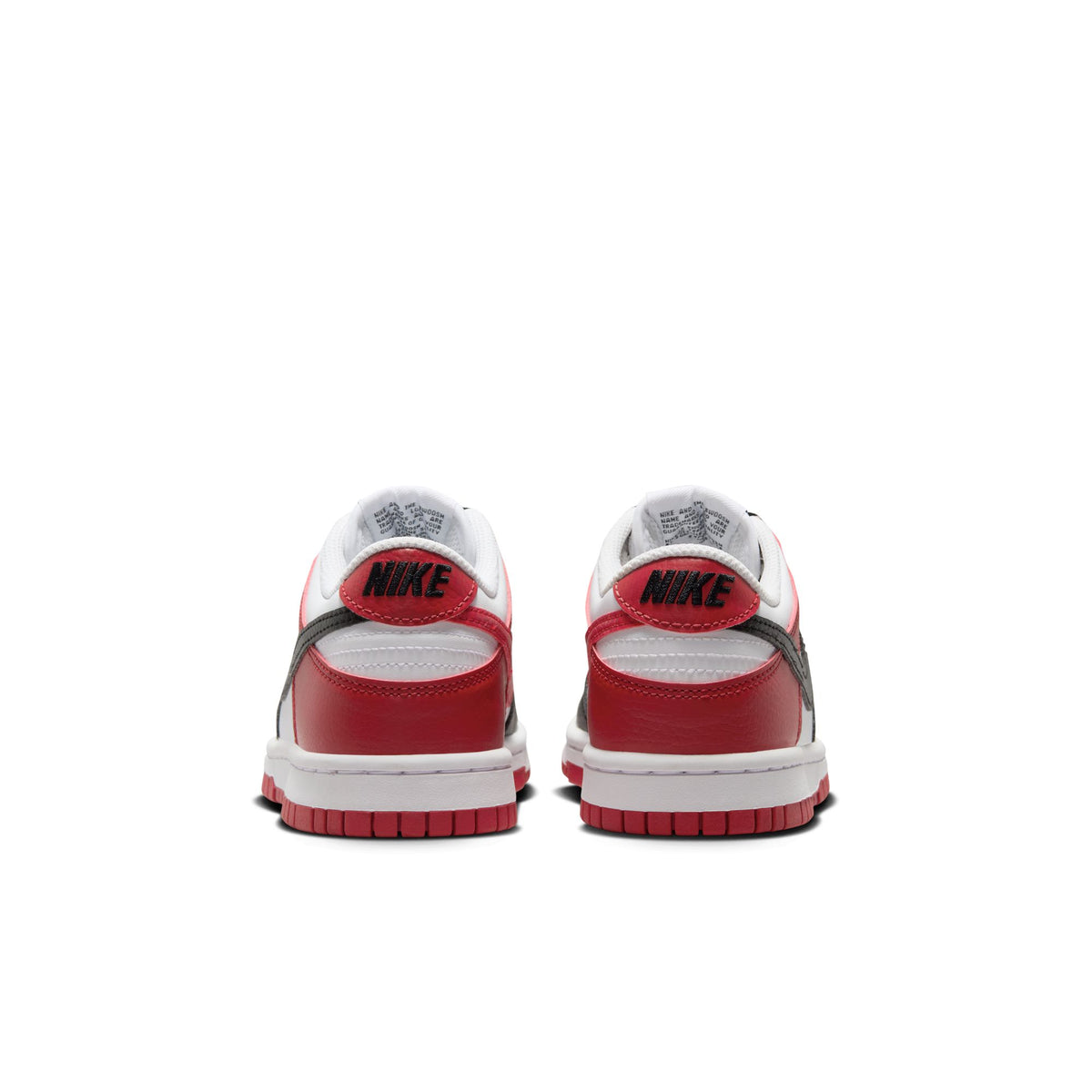 Big Kids Nike Dunk Low - GYM RED/BLACK-WHITE