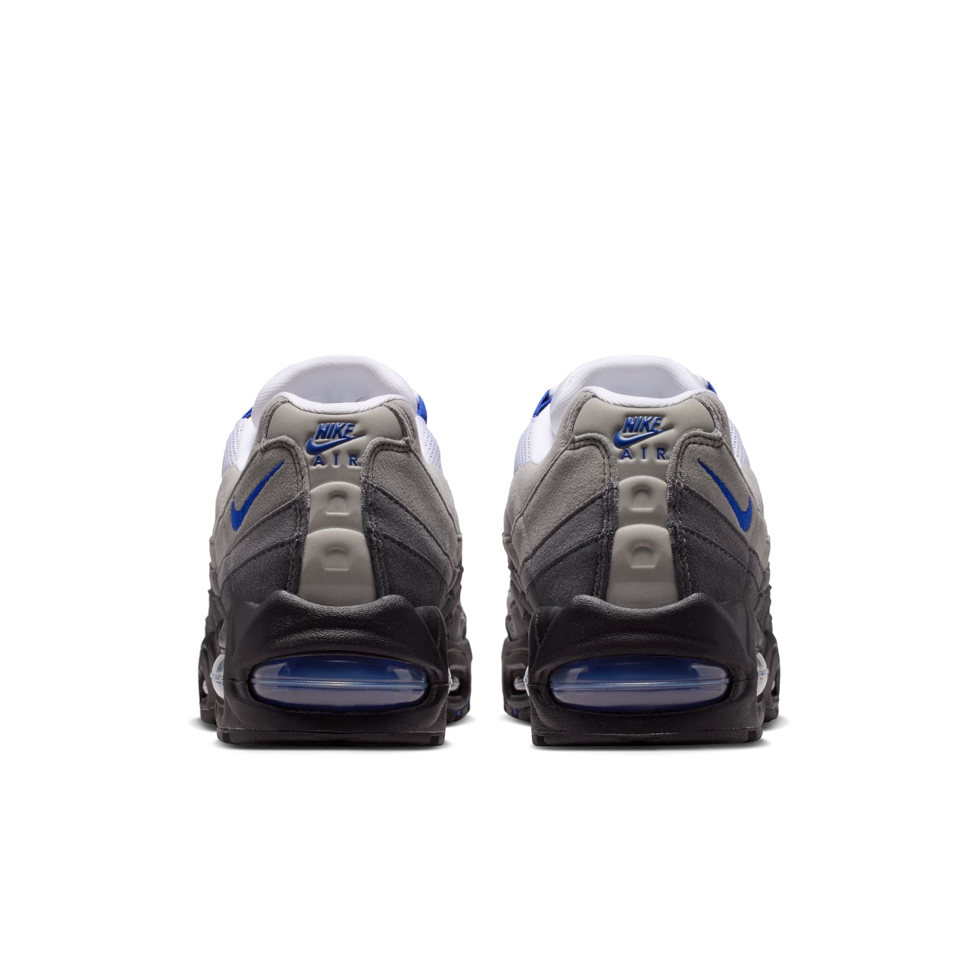 Women's Nike Air Max 95 Big Bubble - BLACK/OLD ROYAL-WHITE-MEDIUM GREY