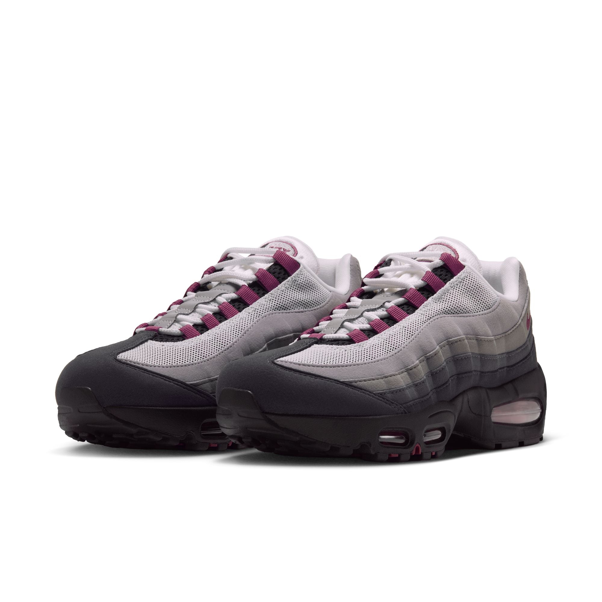 Women's Nike Air Max 95 Big Bubble - BLACK/PINK SMOKE-WHITE-MEDIUM GREY