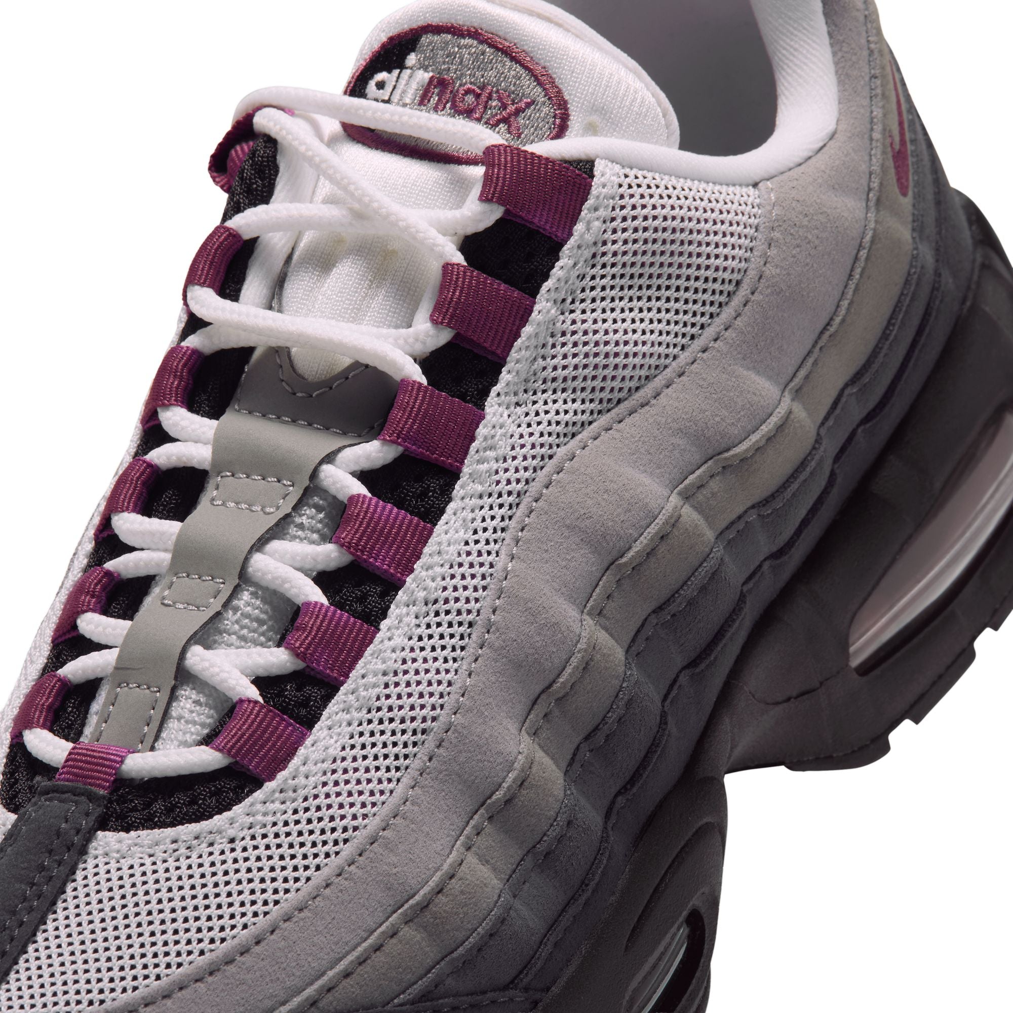 Women's Nike Air Max 95 Big Bubble - BLACK/PINK SMOKE-WHITE-MEDIUM GREY