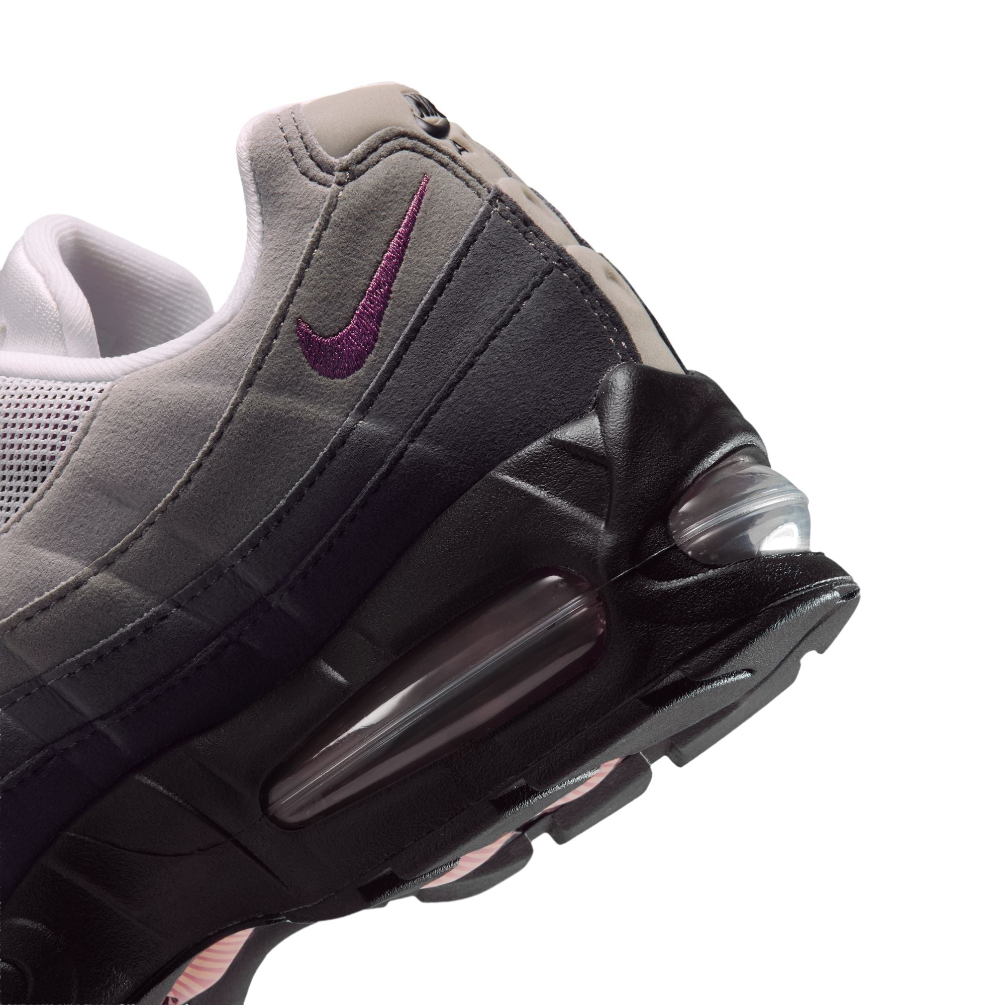 Women's Nike Air Max 95 Big Bubble - BLACK/PINK SMOKE-WHITE-MEDIUM GREY