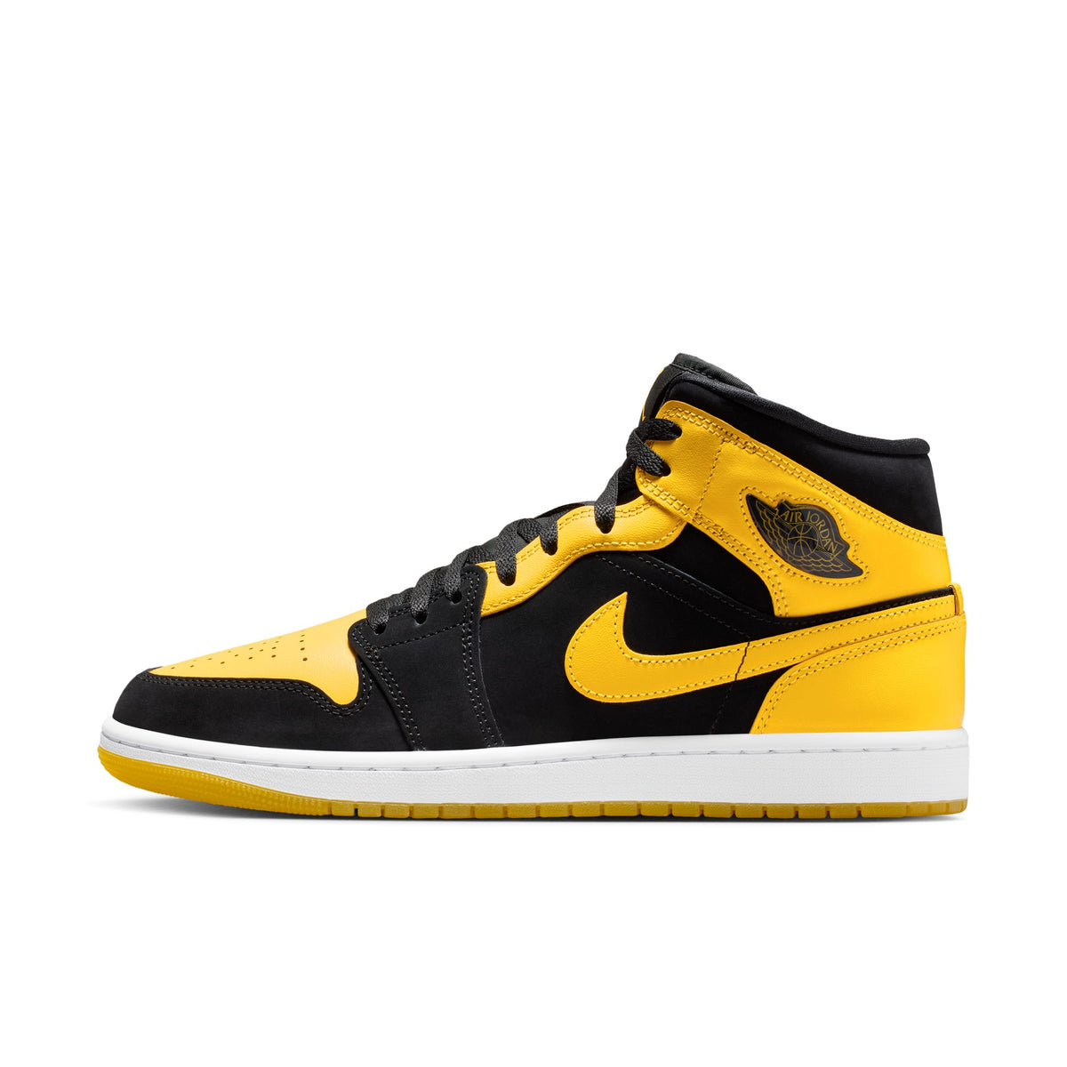 Men&#39;s Air Jordan 1 Mid SE -  BLACK/VARSITY MAIZE-WHITE