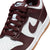 Nike Dunk Low (GS) - WHITE/BURGUNDY CRUSH-GUM LIGHT BROWN