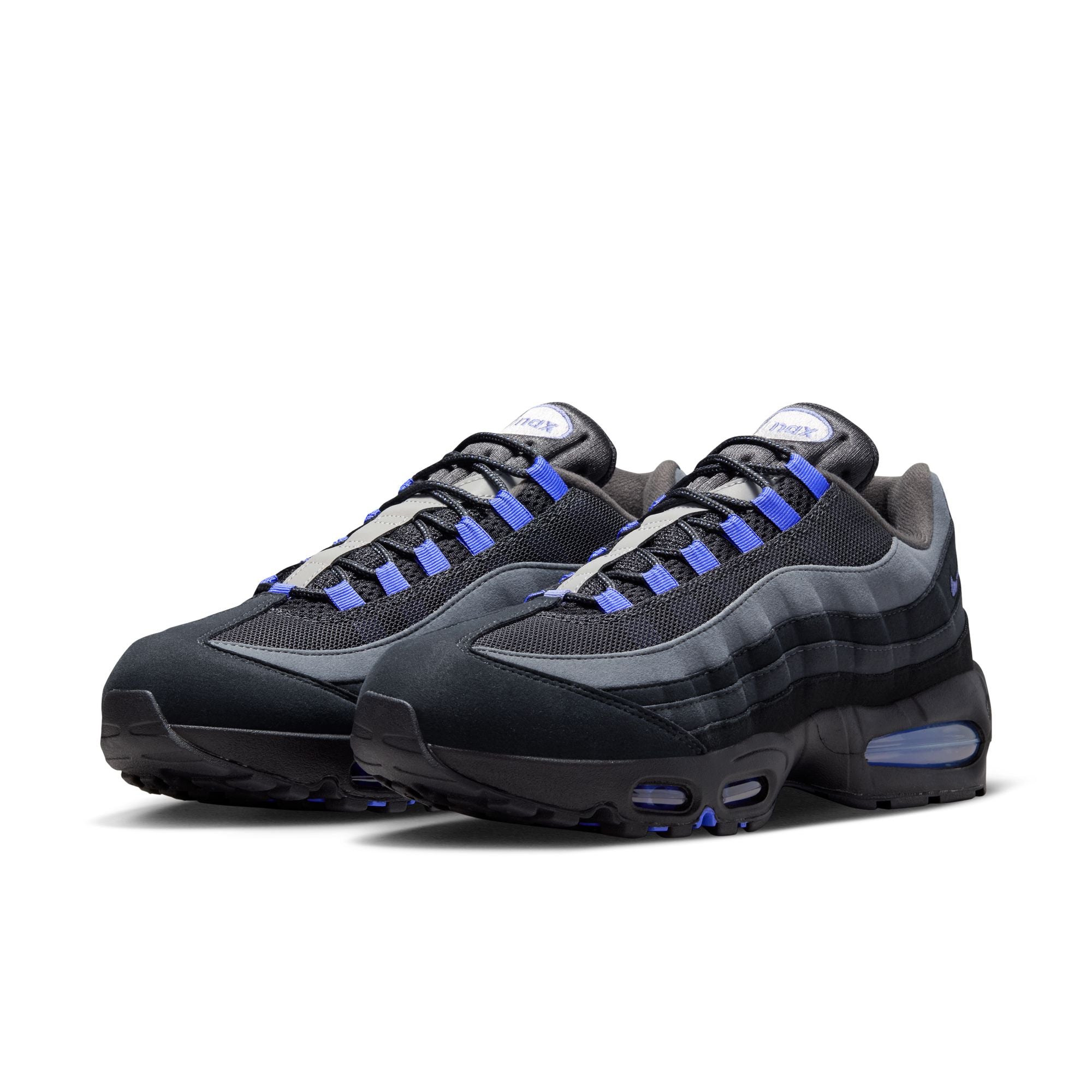 Men's Nike Air Max 95 Big Bubble "OG" - BLACK/SAPPHIRE-ANTHRACITE-DK SMOKE GREY