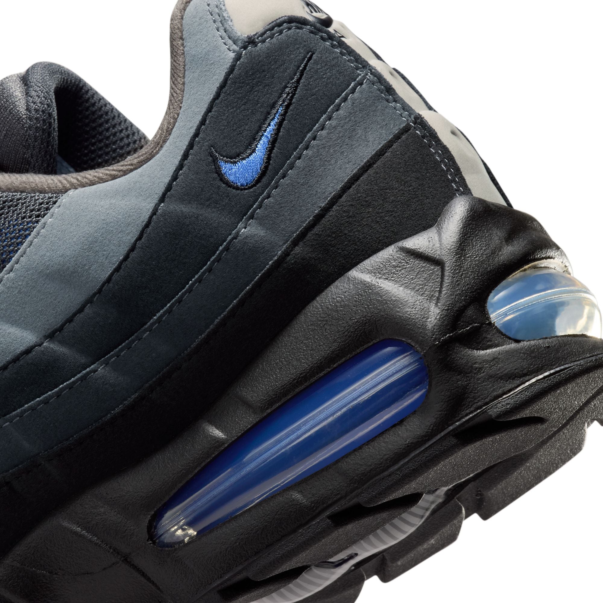 Men's Nike Air Max 95 Big Bubble "OG" - BLACK/SAPPHIRE-ANTHRACITE-DK SMOKE GREY
