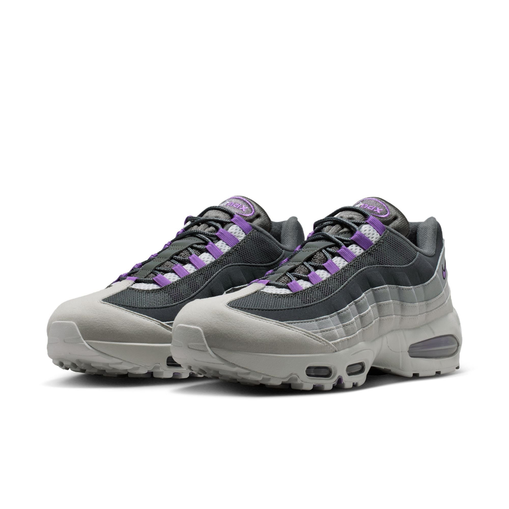 Men's Nike Air Max 95 OG - PHOTON DUST/BRIGHT VIOLET-DARK GREY