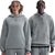Nocta Fleece CS Hoodie 2 - DK GREY HEATHER/MATTE SILVER/BLACK