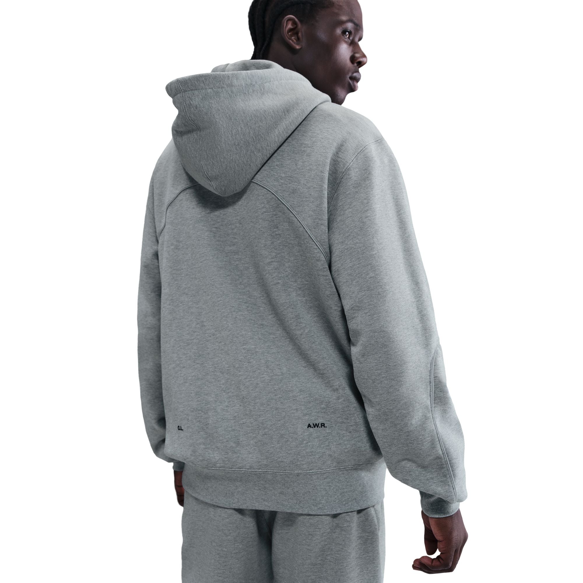 Nocta Fleece CS Hoodie 2 - DK GREY HEATHER/MATTE SILVER/BLACK