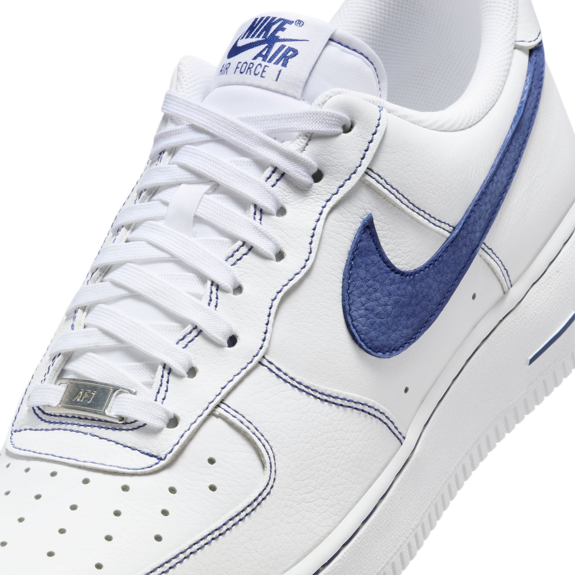 Men's Nike Air Force 1 '07 Lv8 - WHITE/DEEP ROYAL BLUE