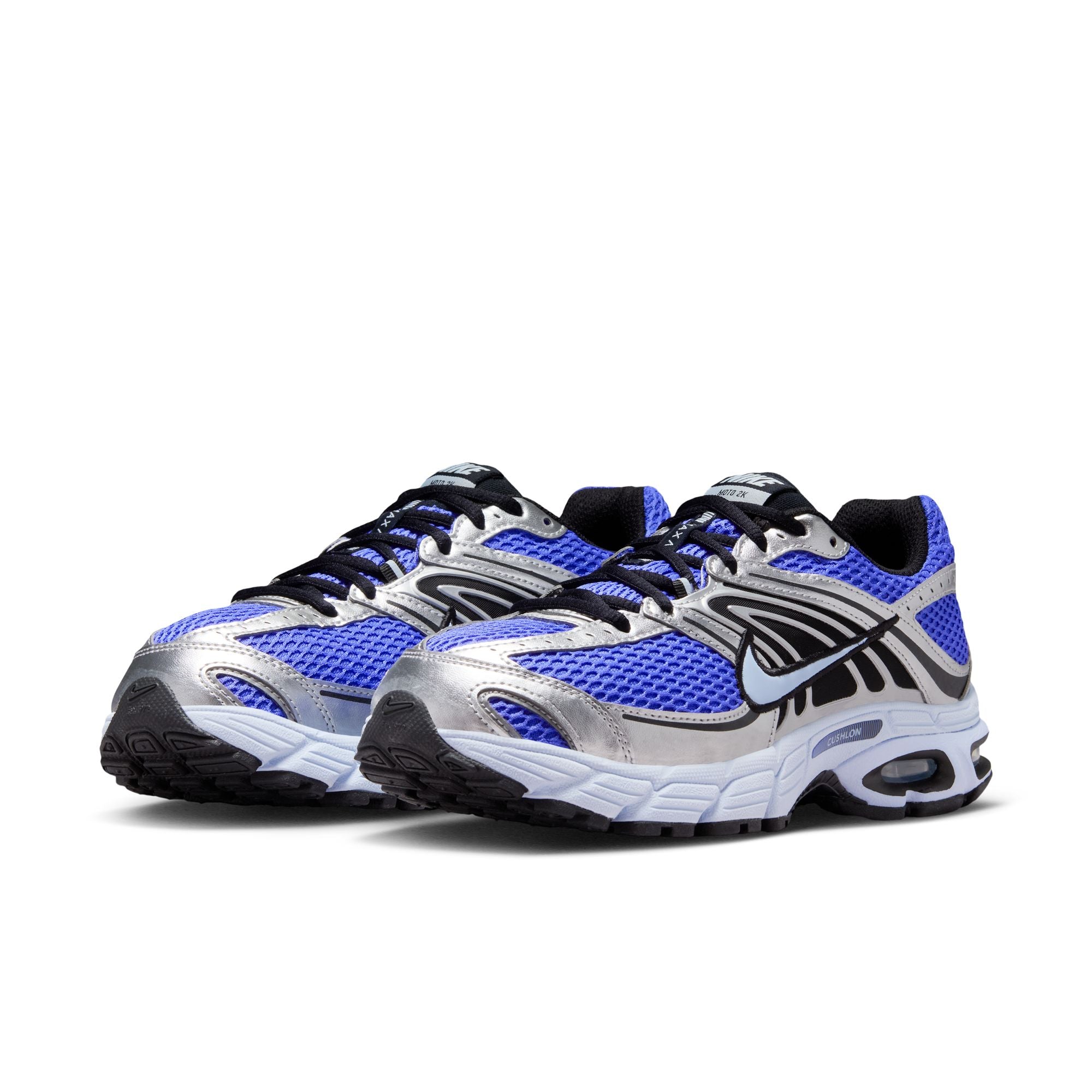Women's Nike Air Max Moto 2k -  Description
SAPPHIRE/HYDROGEN BLUE-METALLIC SILVER