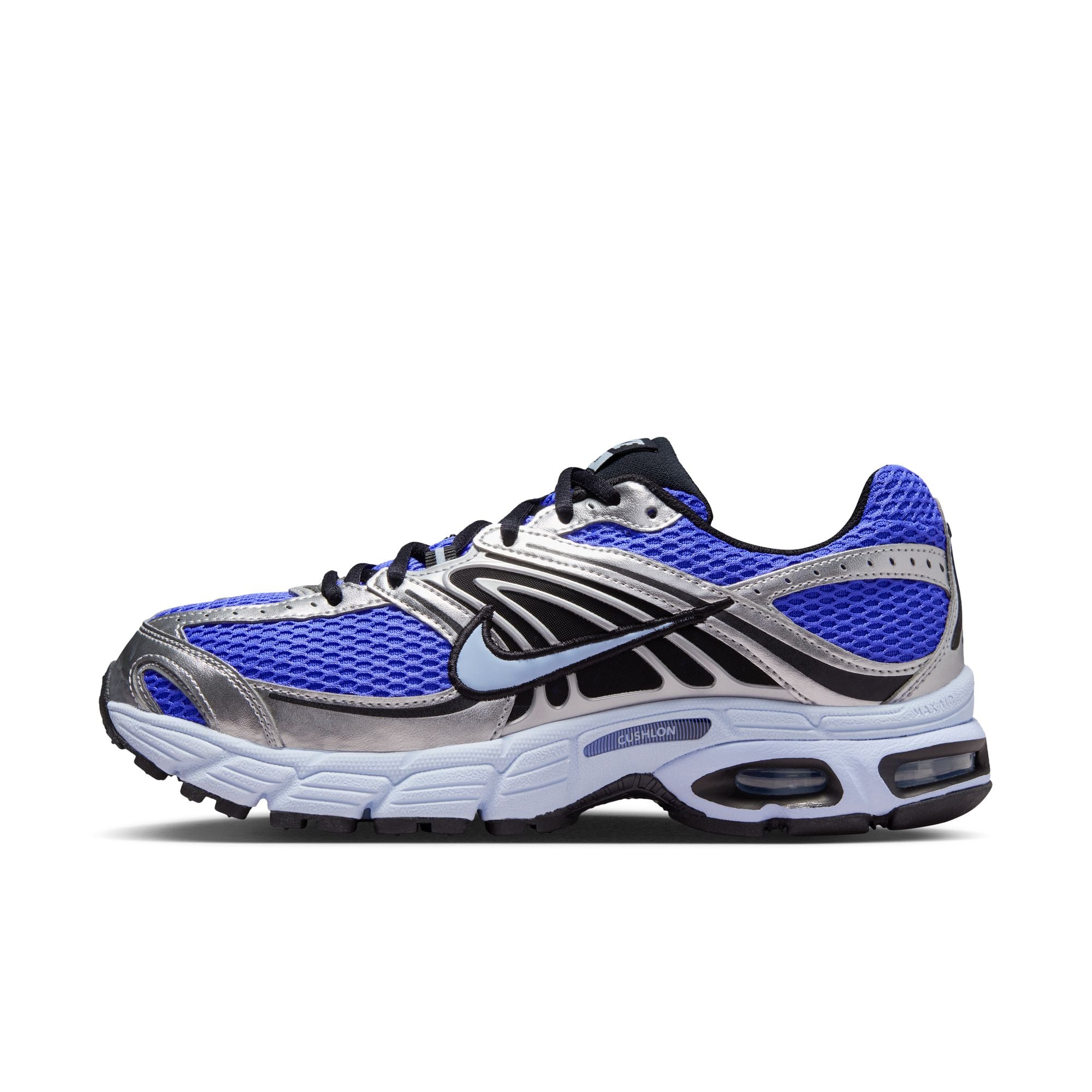 Women's Nike Air Max Moto 2k -  Description
SAPPHIRE/HYDROGEN BLUE-METALLIC SILVER
