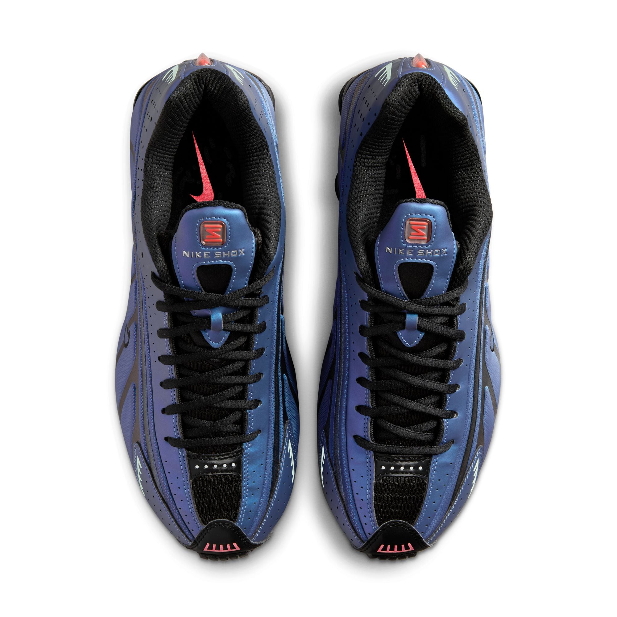 Men's Nike Shox R4 - METALLIC SILVER/METALLIC SILVER-BLACK