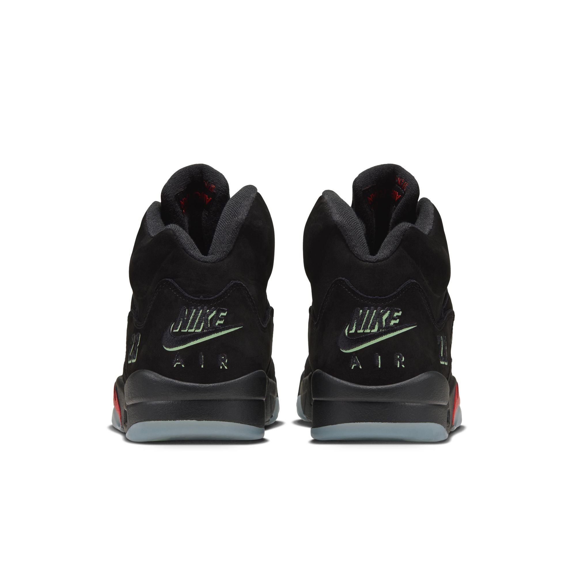 Men's Air Jordan 5 Retro "Halloween" - BLACK/BLACK-PICANTE RED-GLOW N THE DARK
