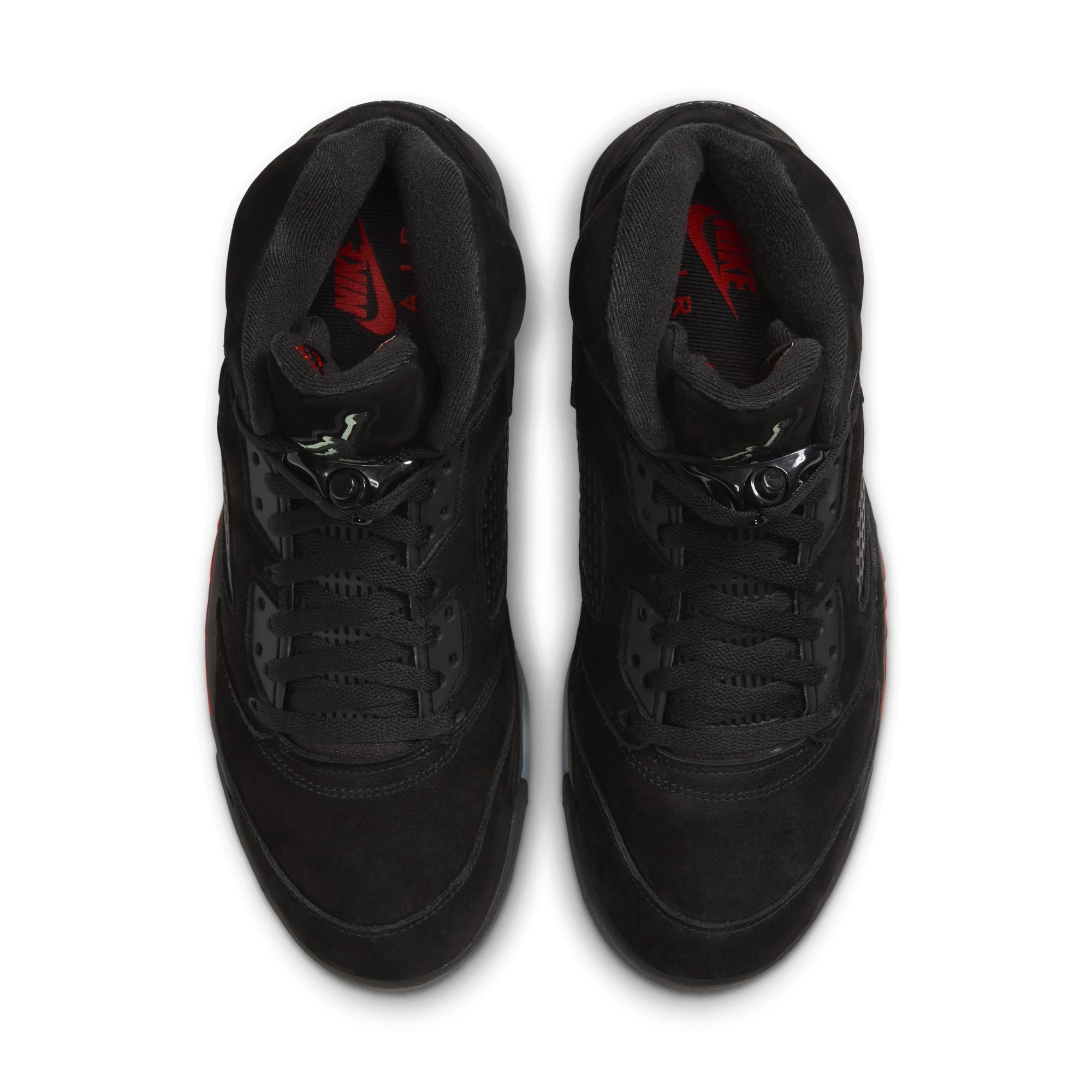 Men's Air Jordan 5 Retro "Halloween" - BLACK/BLACK-PICANTE RED-GLOW N THE DARK