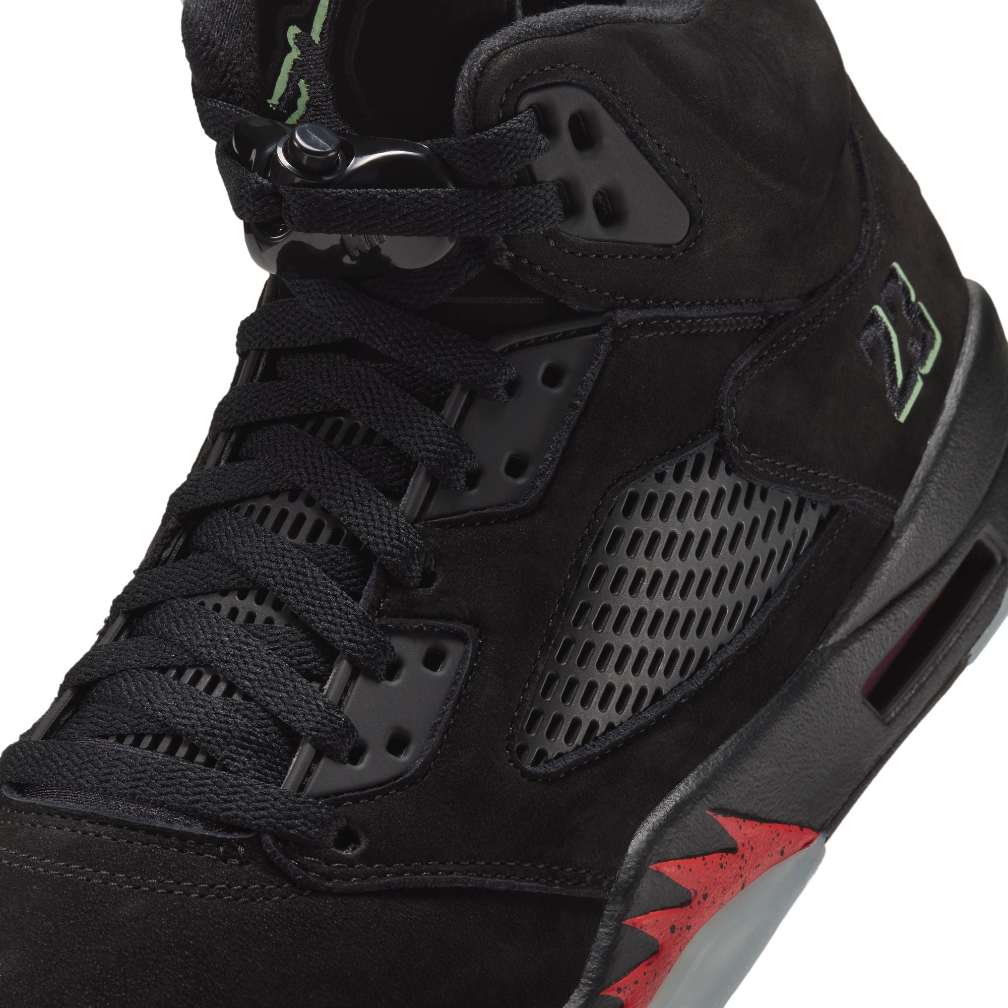Men's Air Jordan 5 Retro "Halloween" - BLACK/BLACK-PICANTE RED-GLOW N THE DARK