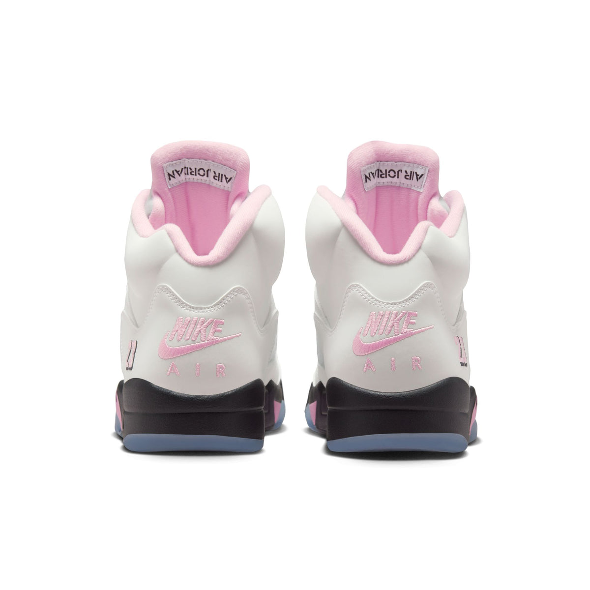 Men&#39;s Air Jordan 5 Retro - WHITE/MED SOFT PINK-BLACK