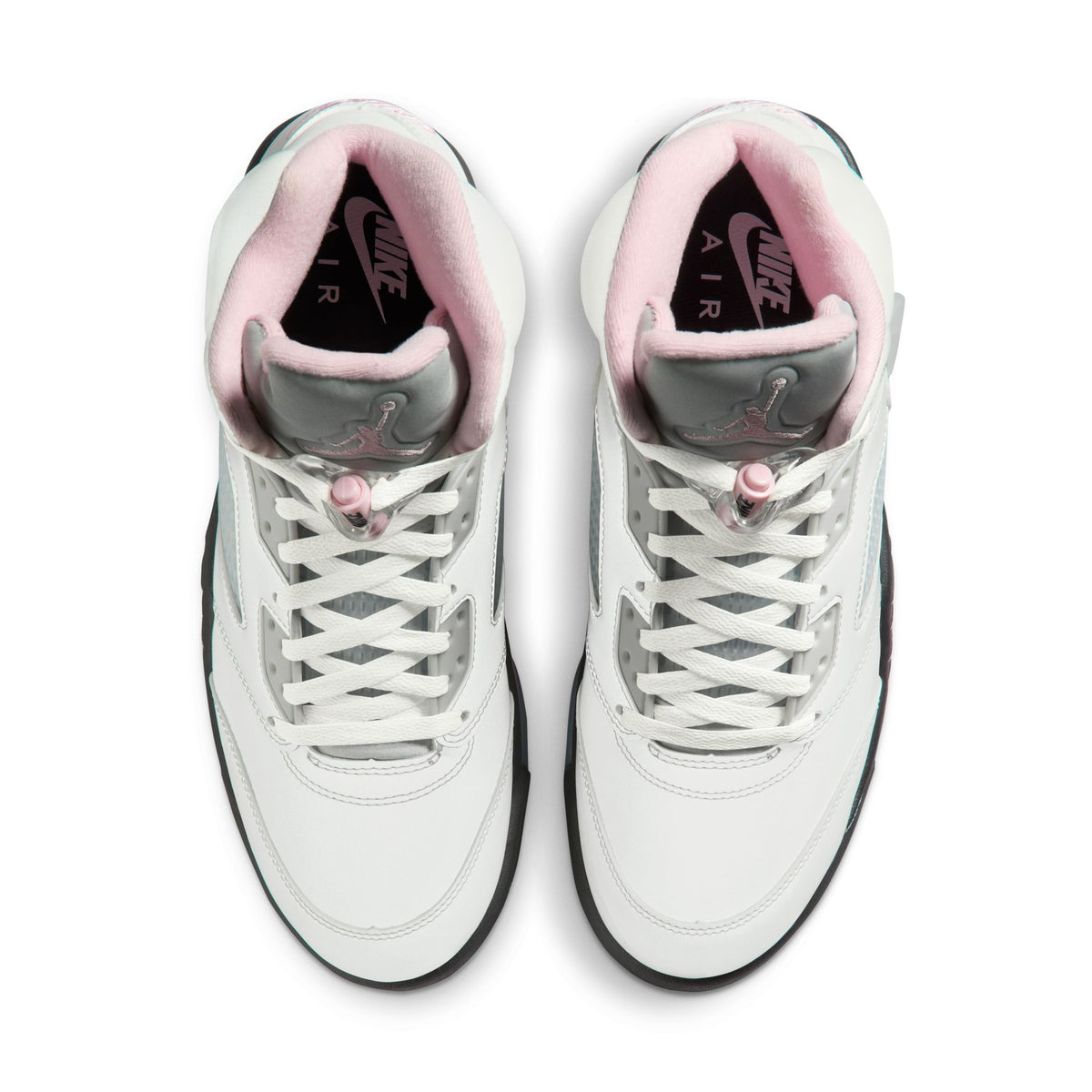 Men&#39;s Air Jordan 5 Retro - WHITE/MED SOFT PINK-BLACK