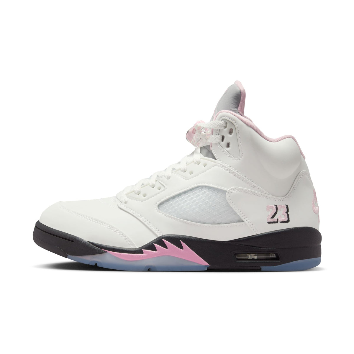 Men&#39;s Air Jordan 5 Retro - WHITE/MED SOFT PINK-BLACK