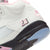 Men's Air Jordan 5 Retro - WHITE/MED SOFT PINK-BLACK
