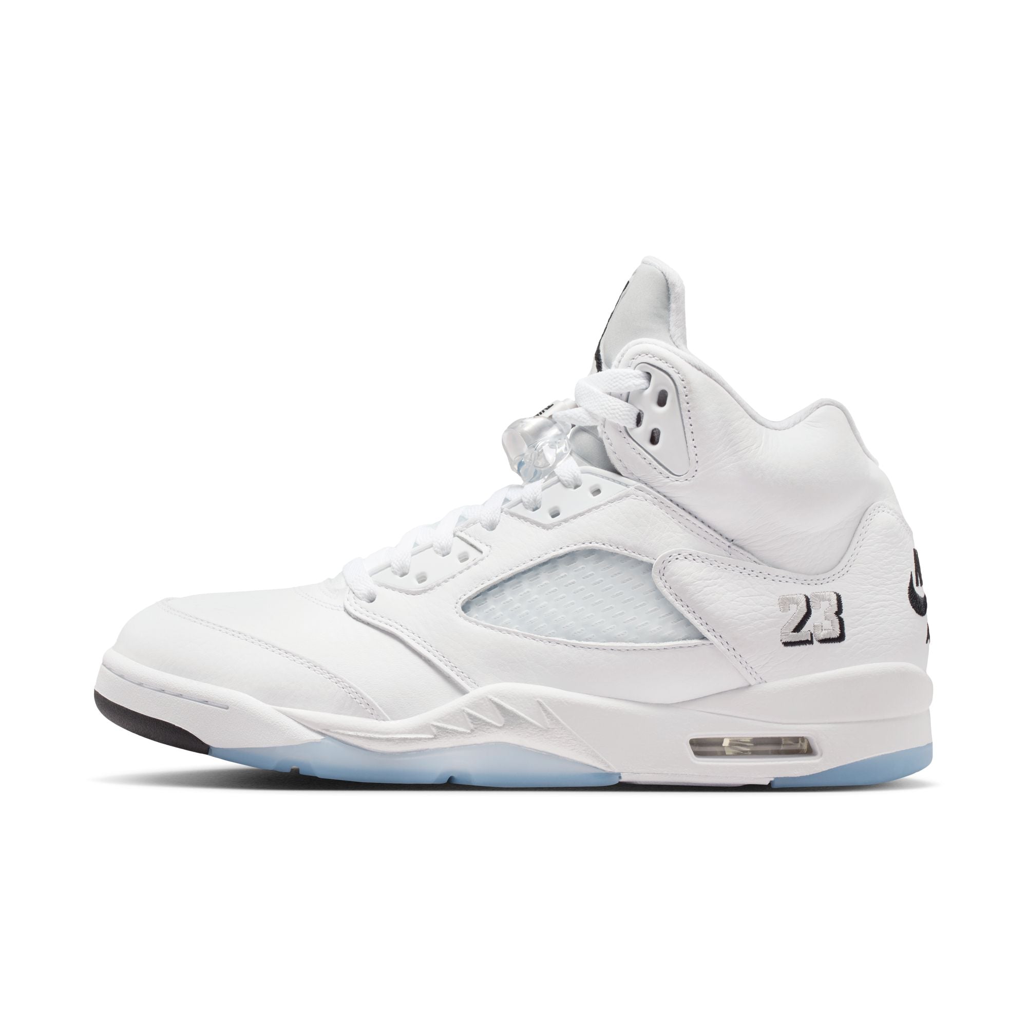 Men's Air Jordan 5 Retro "White Metallic" - WHITE/BLACK-METALLIC SILVER