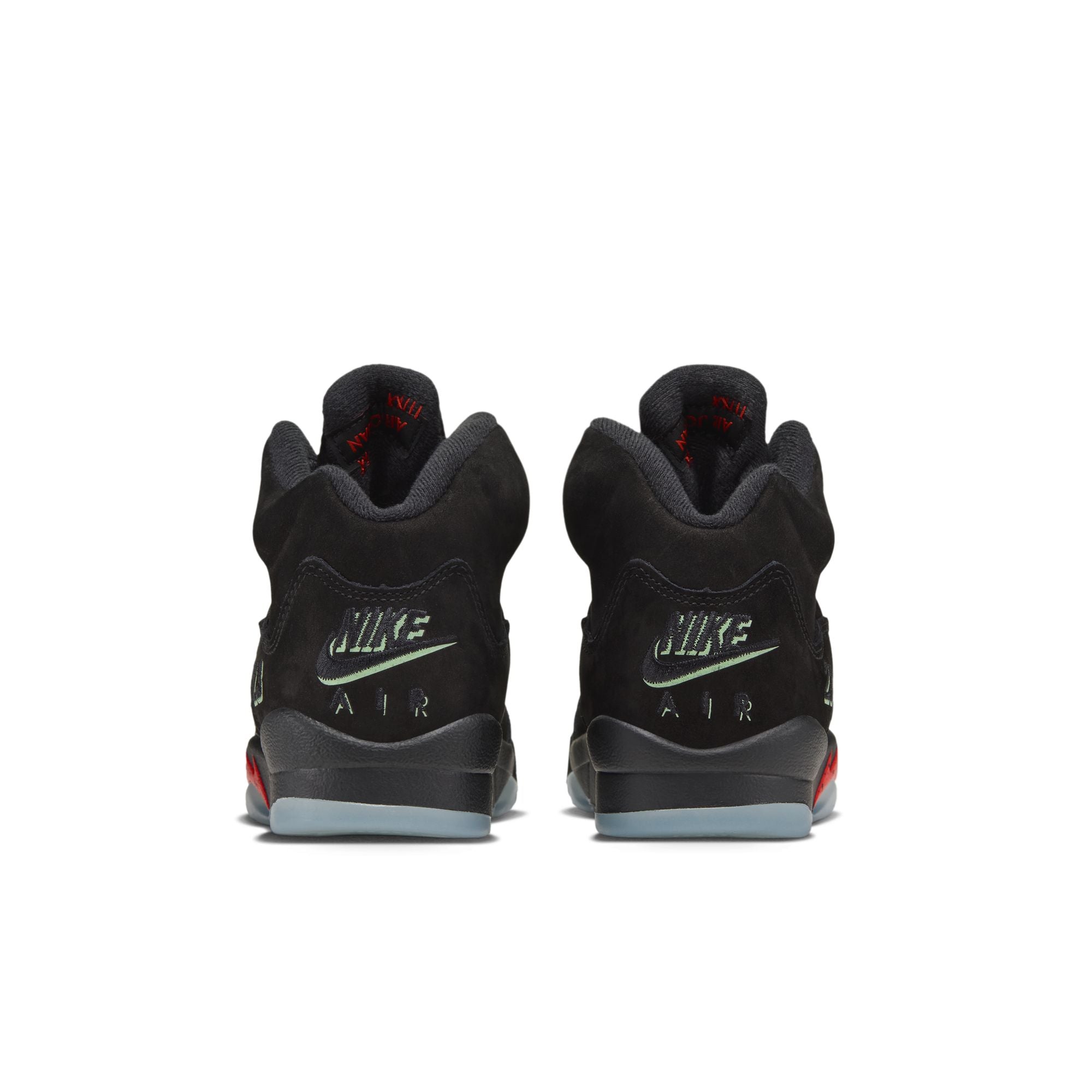 GS Air Jordan 5 Retro "Halloween" - BLACK/BLACK-PICANTE RED-GLOW N THE DARK