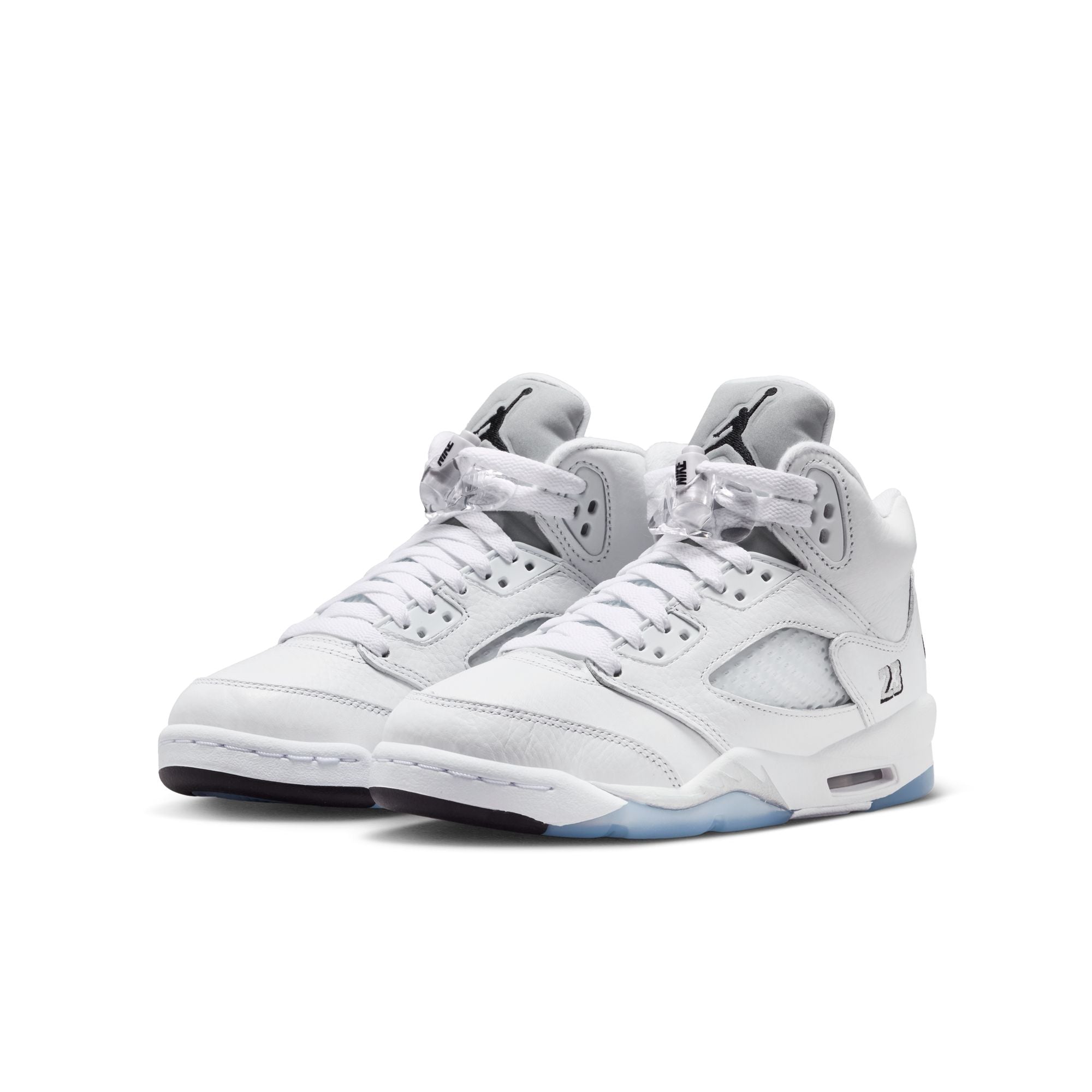 GS Air Jordan 5 Retro OG "White Metallic"
- WHITE/BLACK-METALLIC SILVER